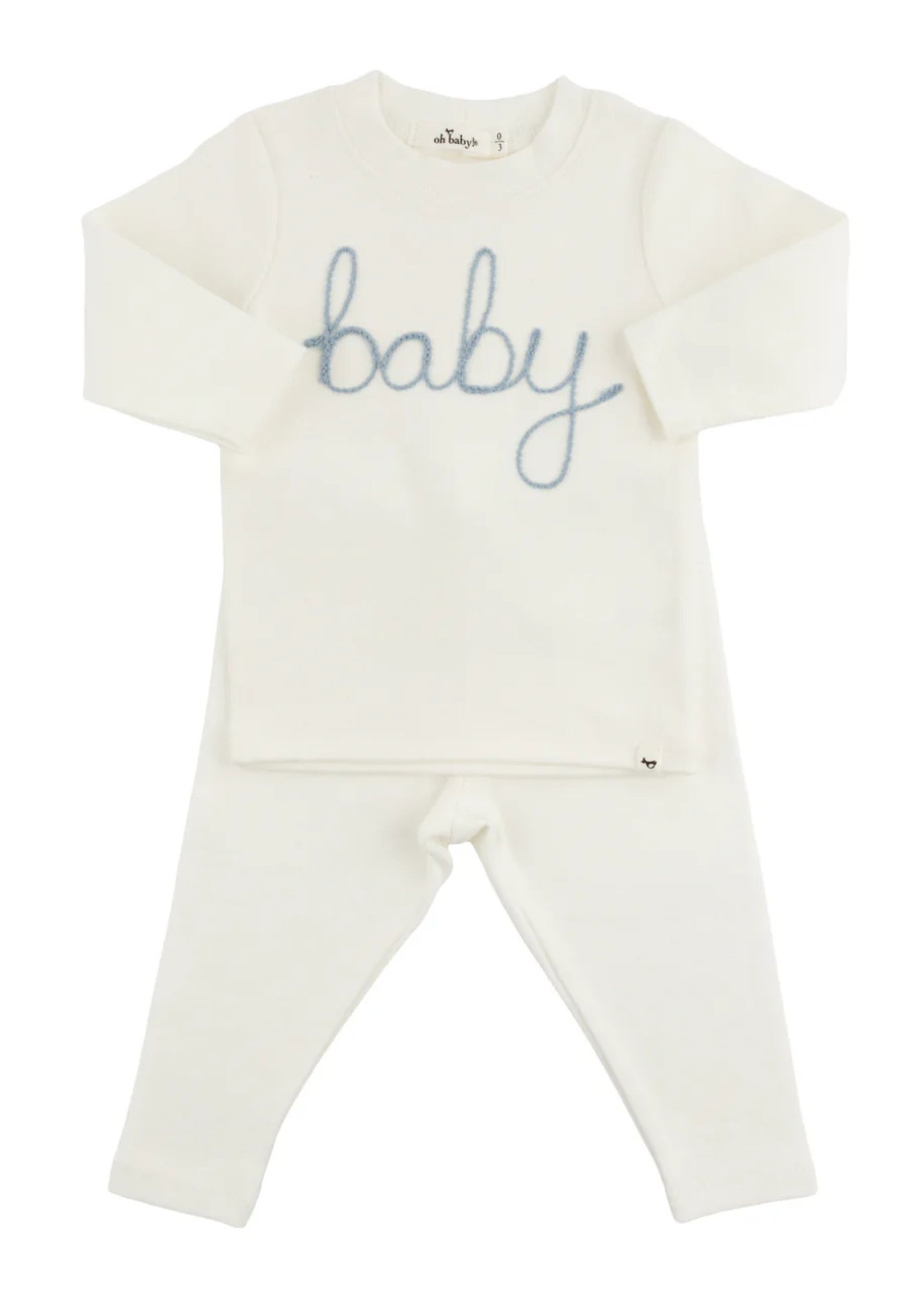 "Baby" Embroidered Set