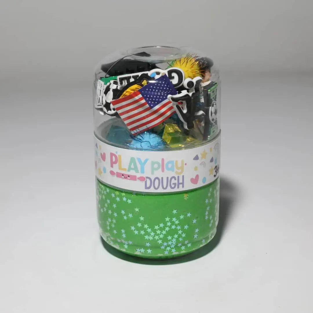 Soccer Play Dough Jar