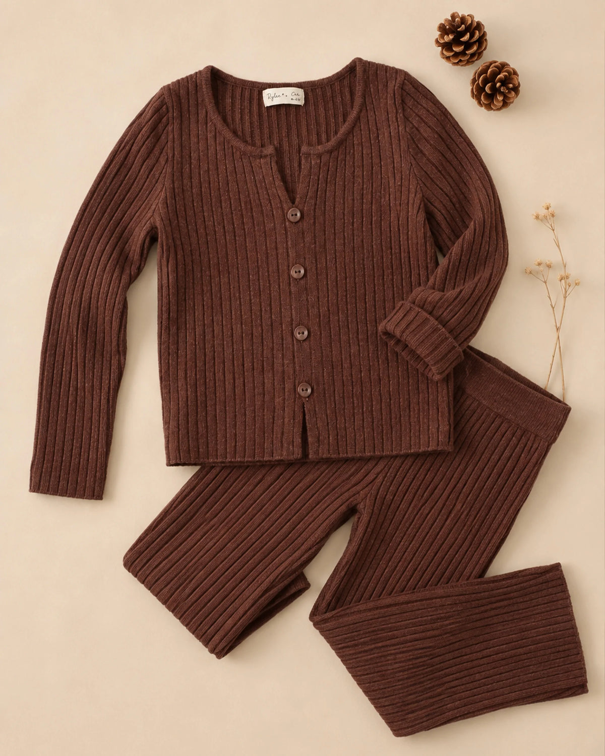 Ribbed Knit Cardigan