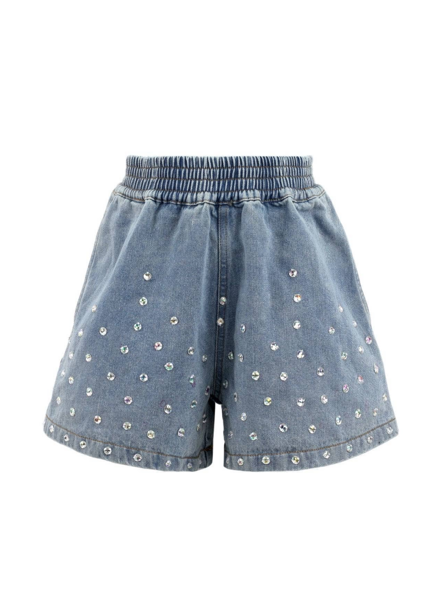 Rocker Crystal Denim Short