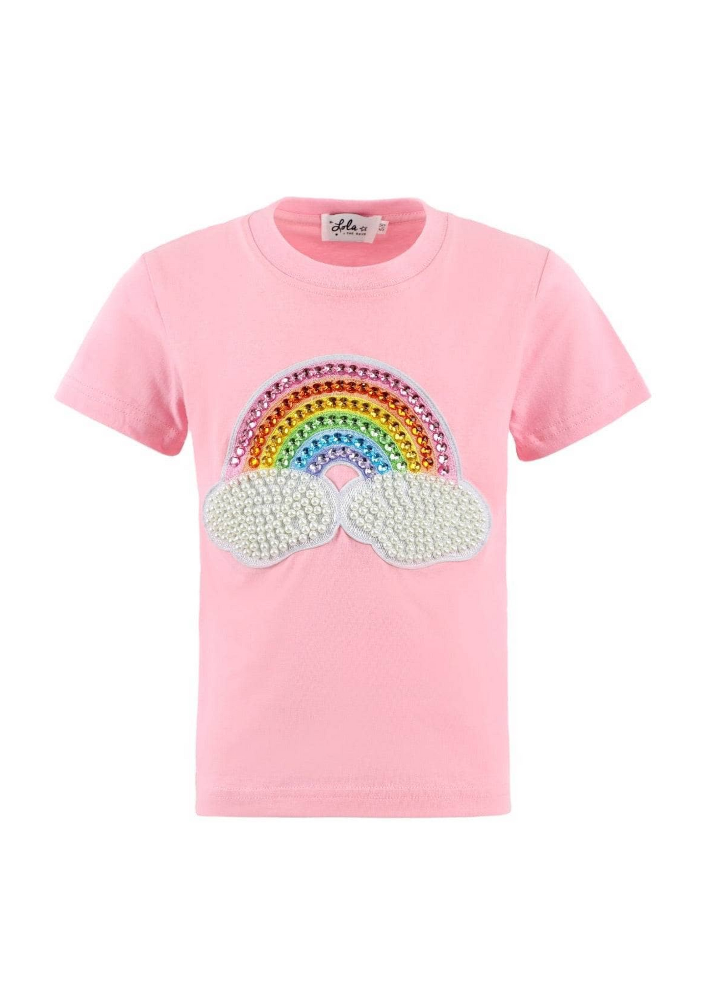 Rainbow Pearl Patch T-shirt