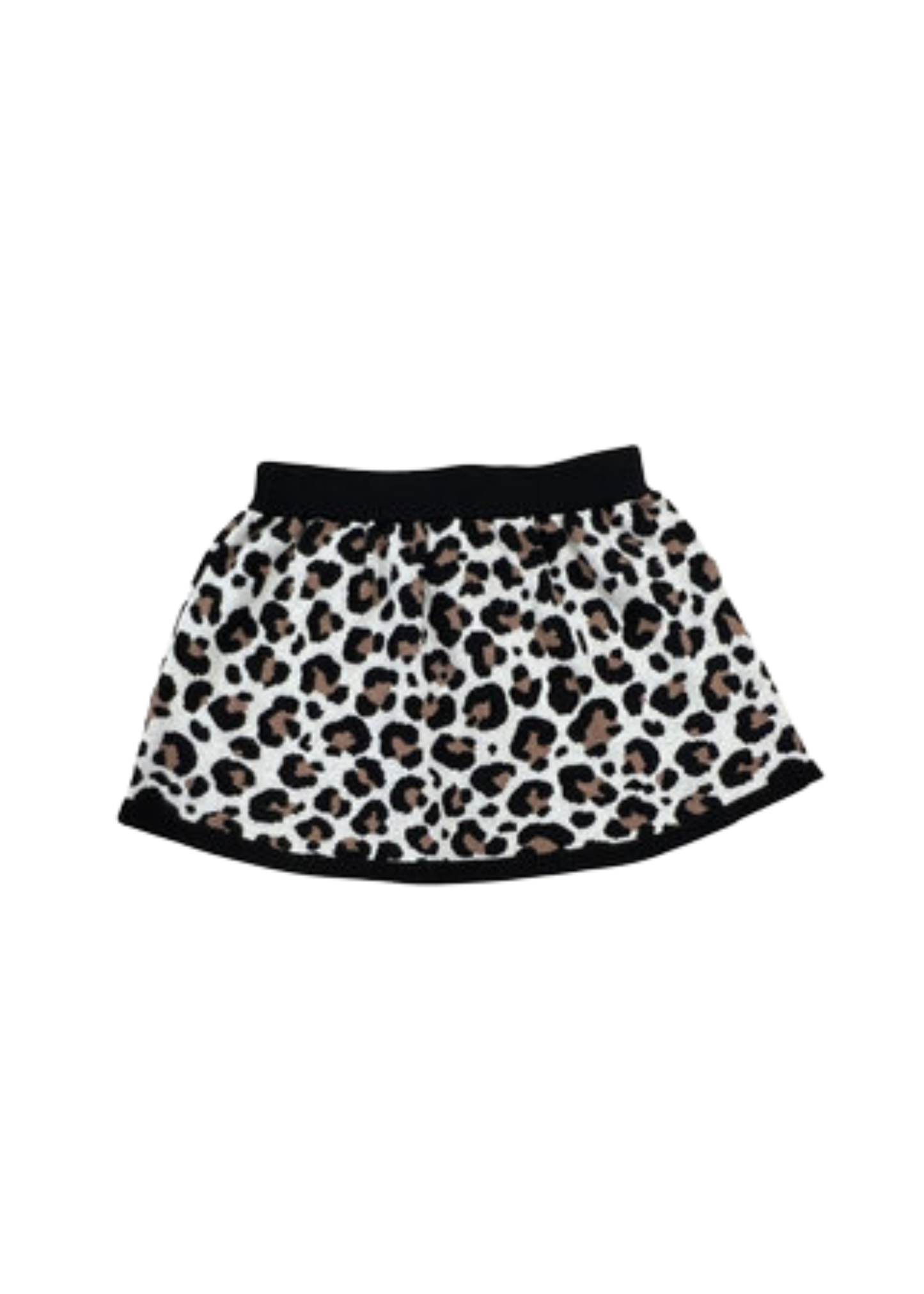 Leopard Knit Skirt