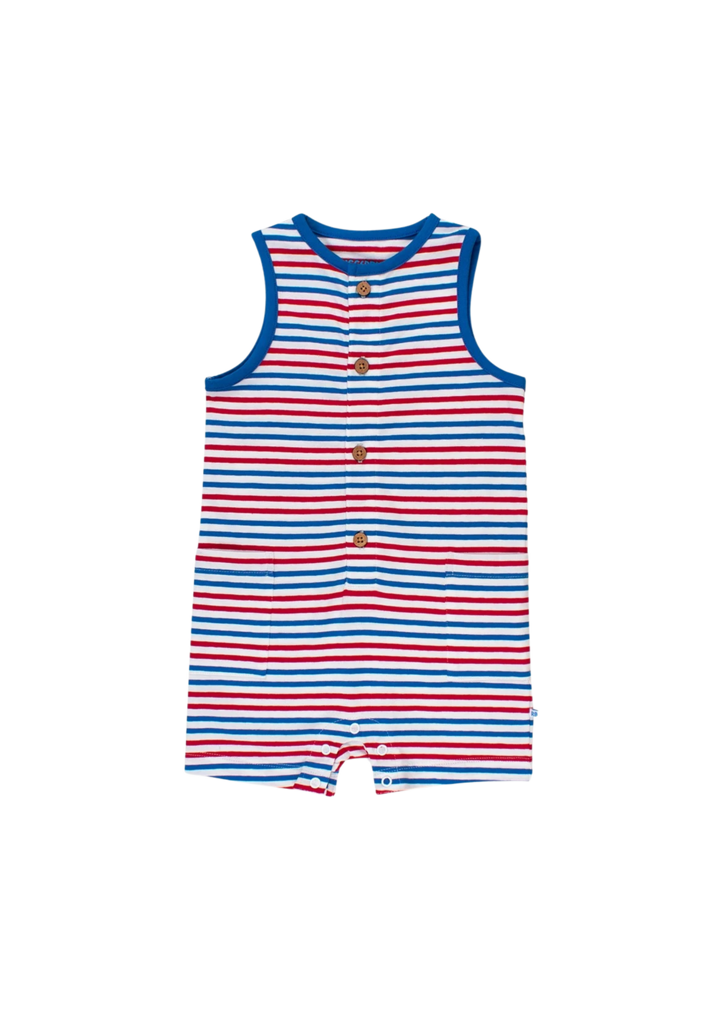 Stripe Pocket Knit Romper