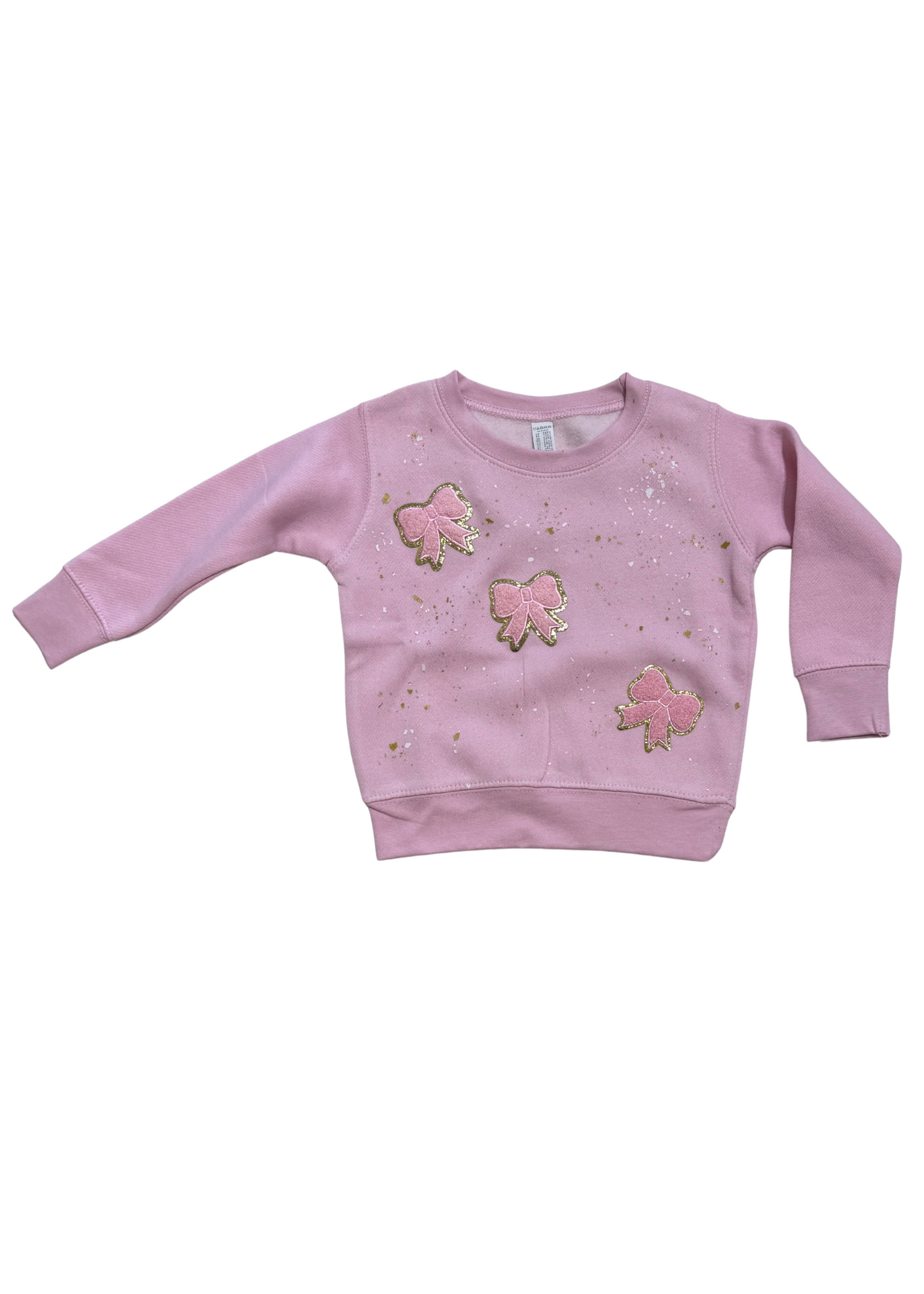 Patch Bow Sweatshirt
