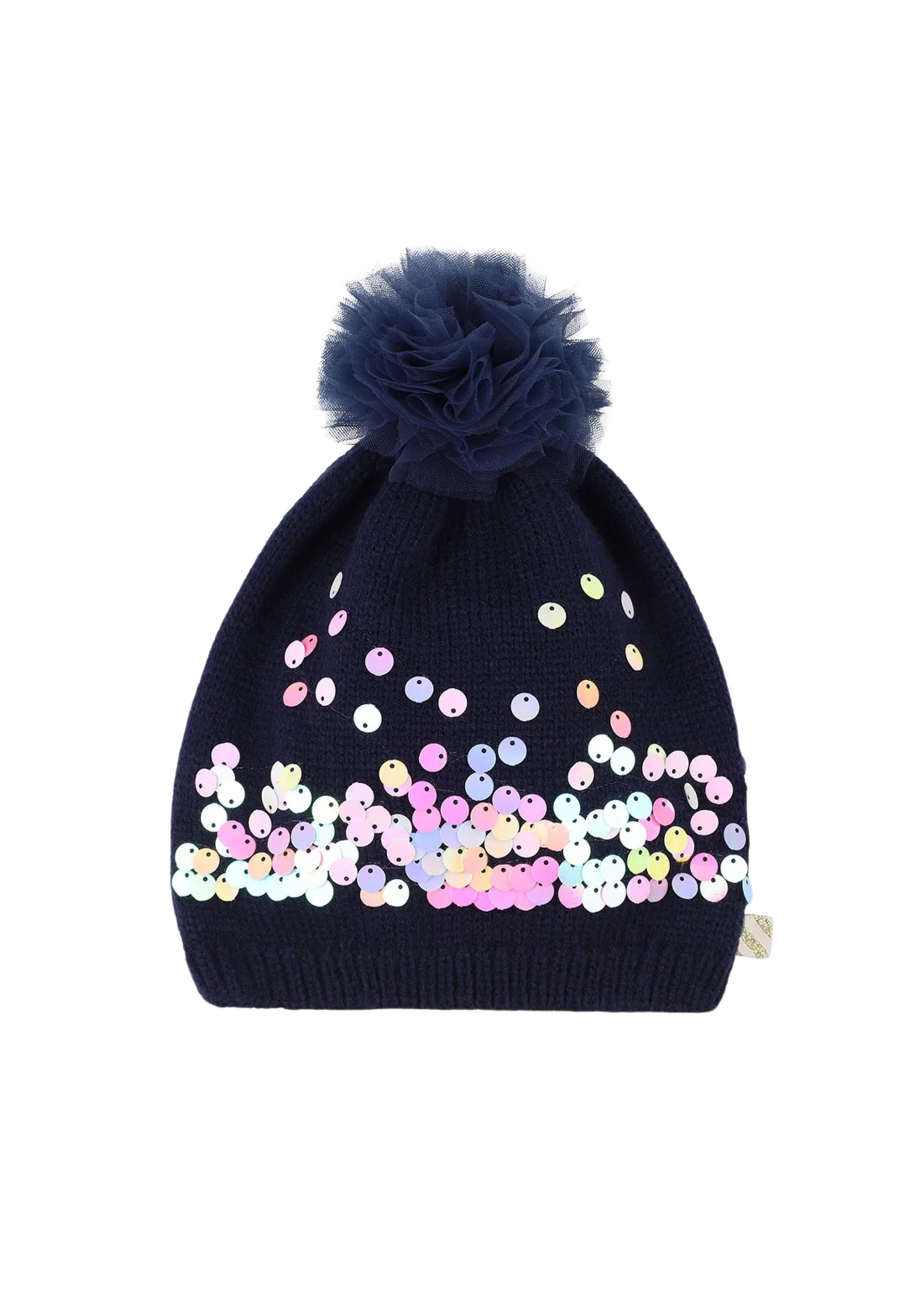 Sequin Tulle Beanie