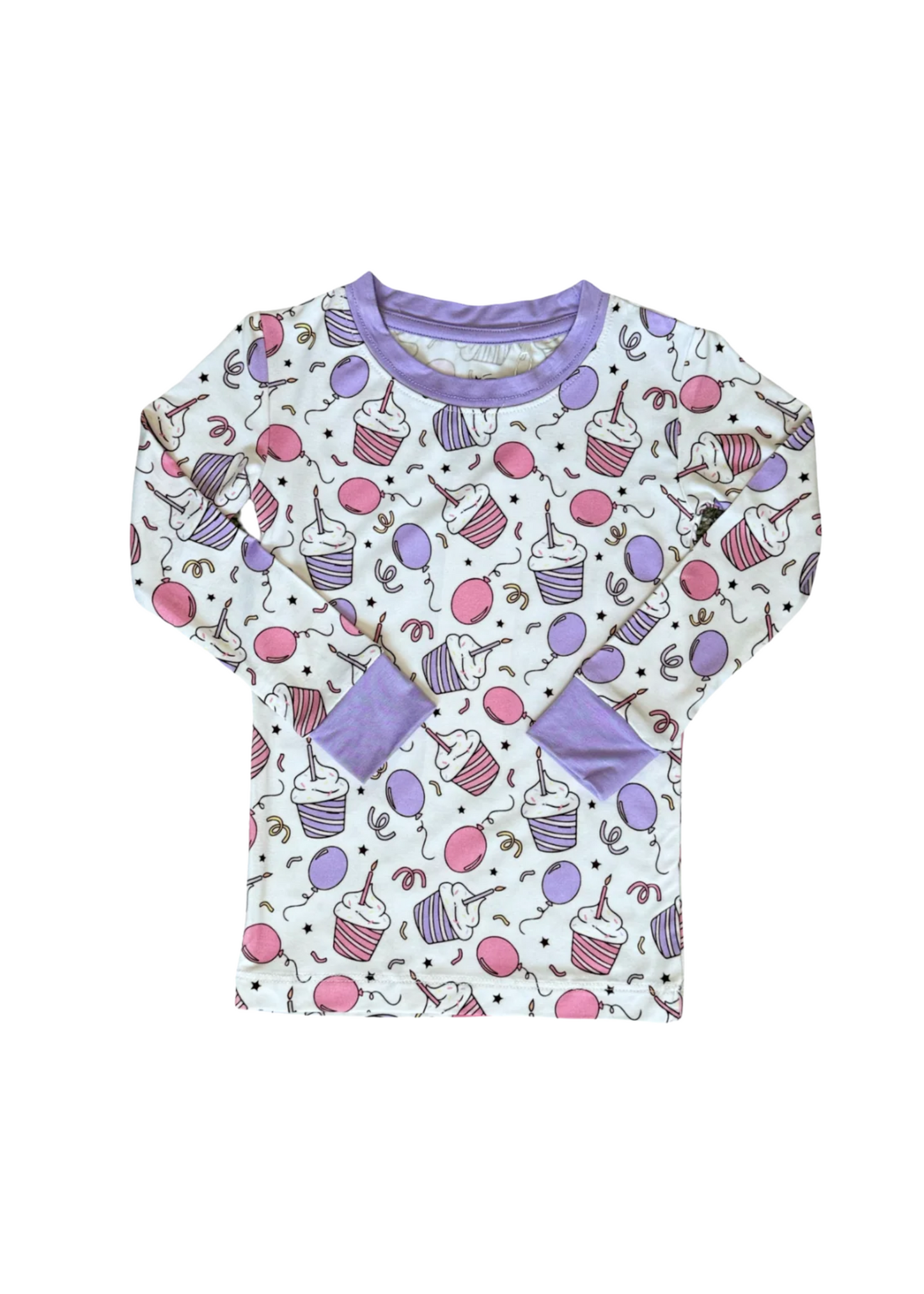Pink Birthday Pajama Set