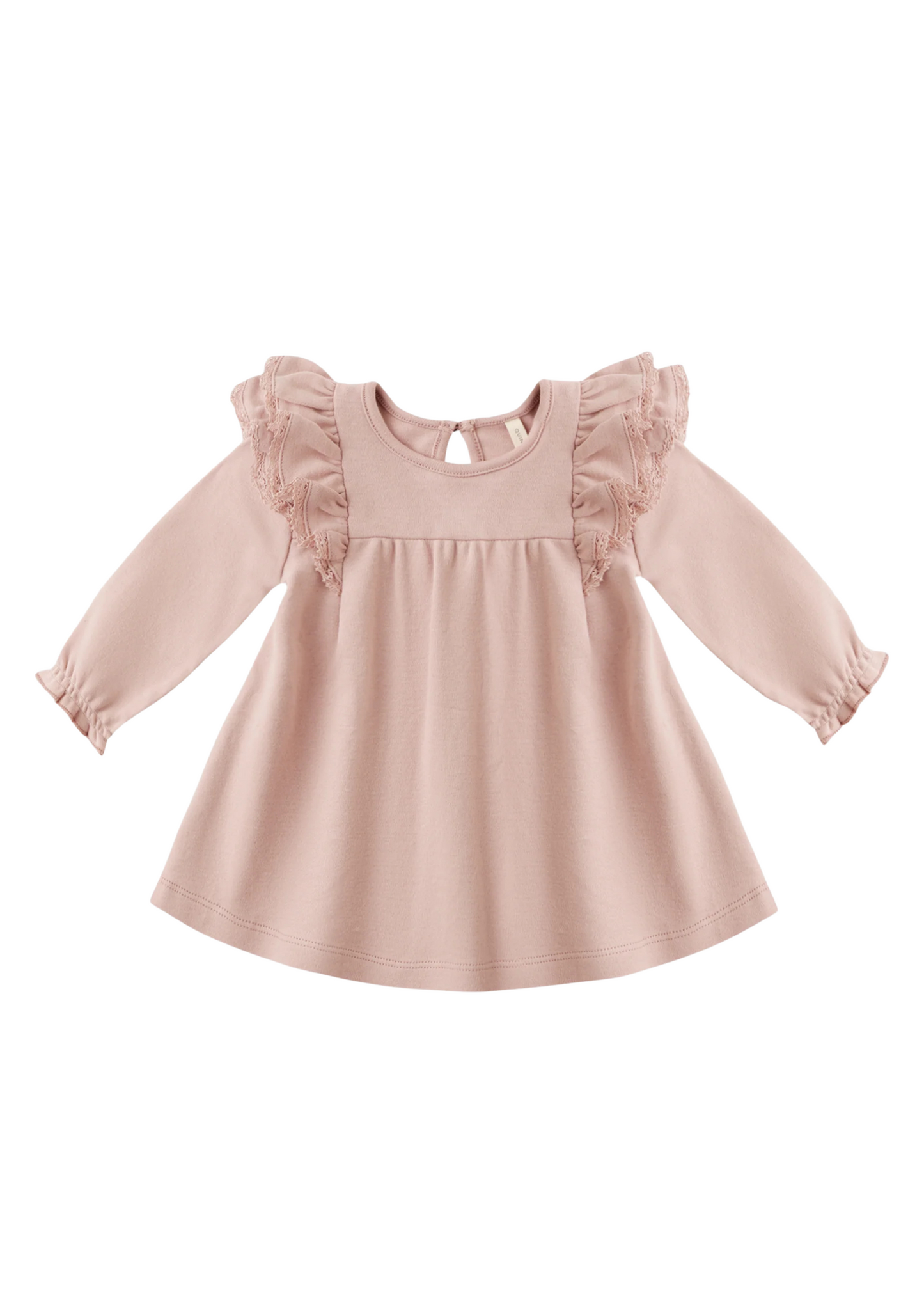 Long Sleeve Flutter Dress