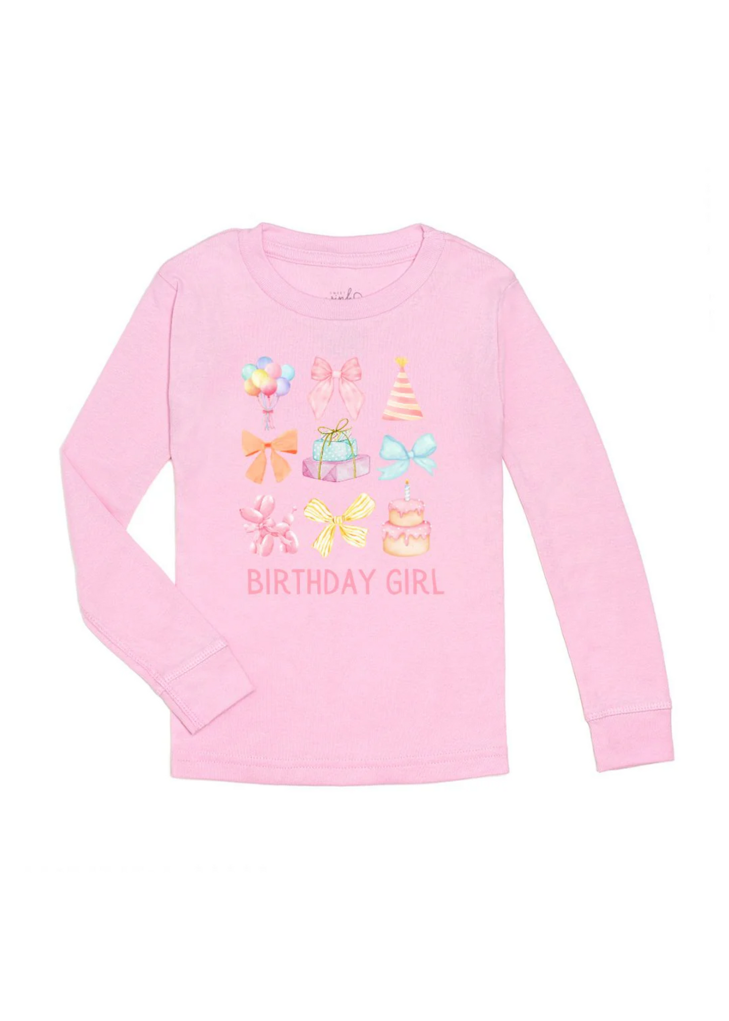 Bday Girl Cutie Long Sleeve Tee