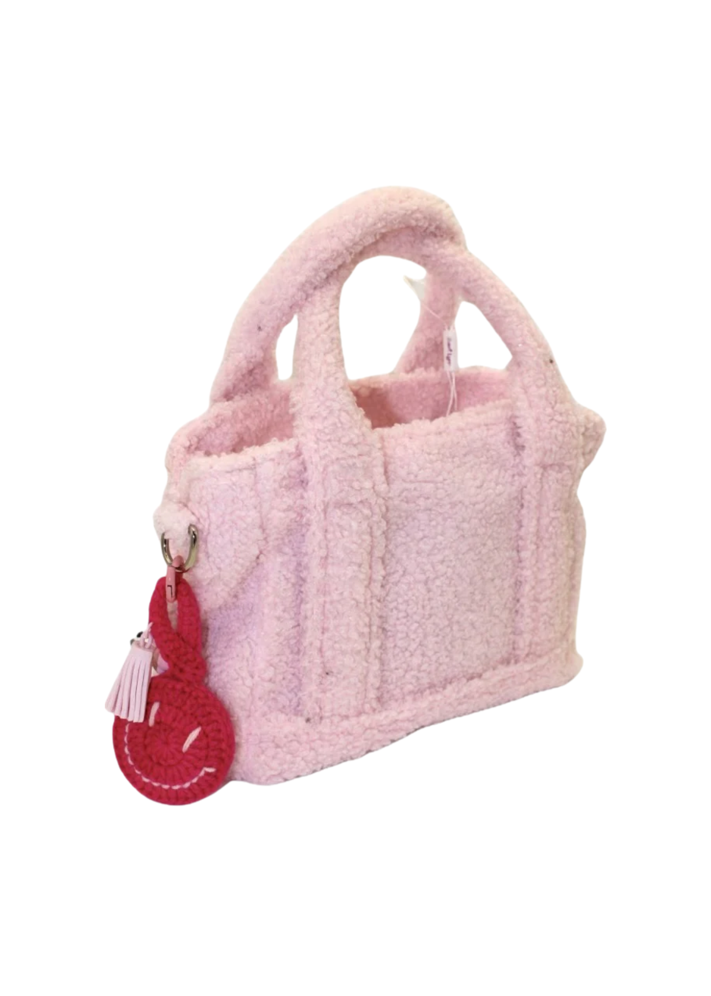 Sherpa Smile Charm Tote