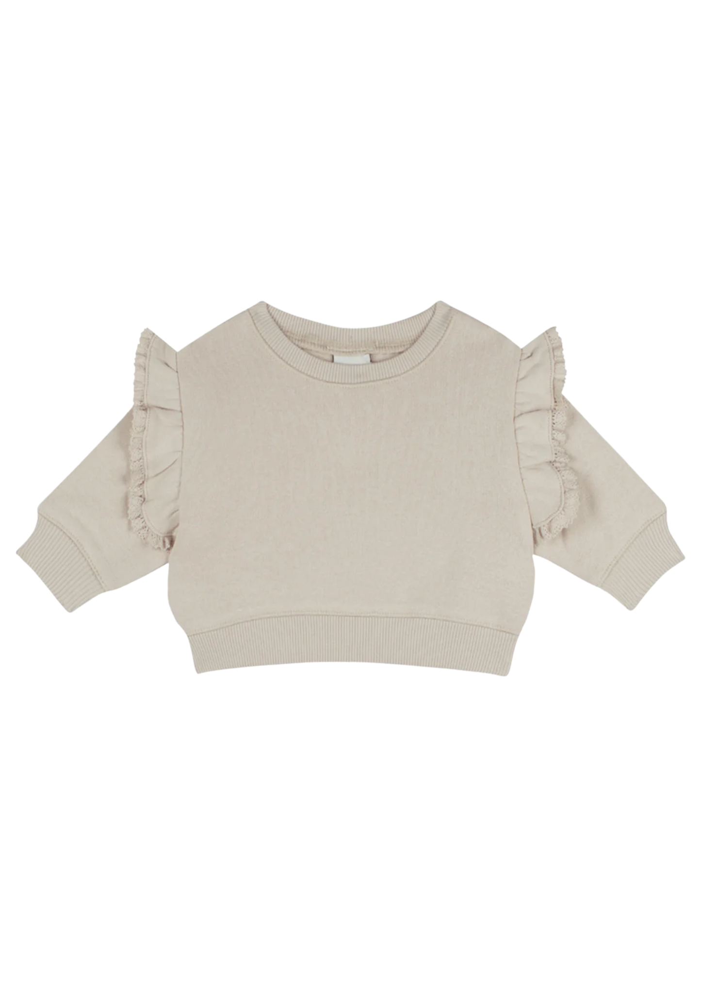 Lace Shoulder Sweatshirt