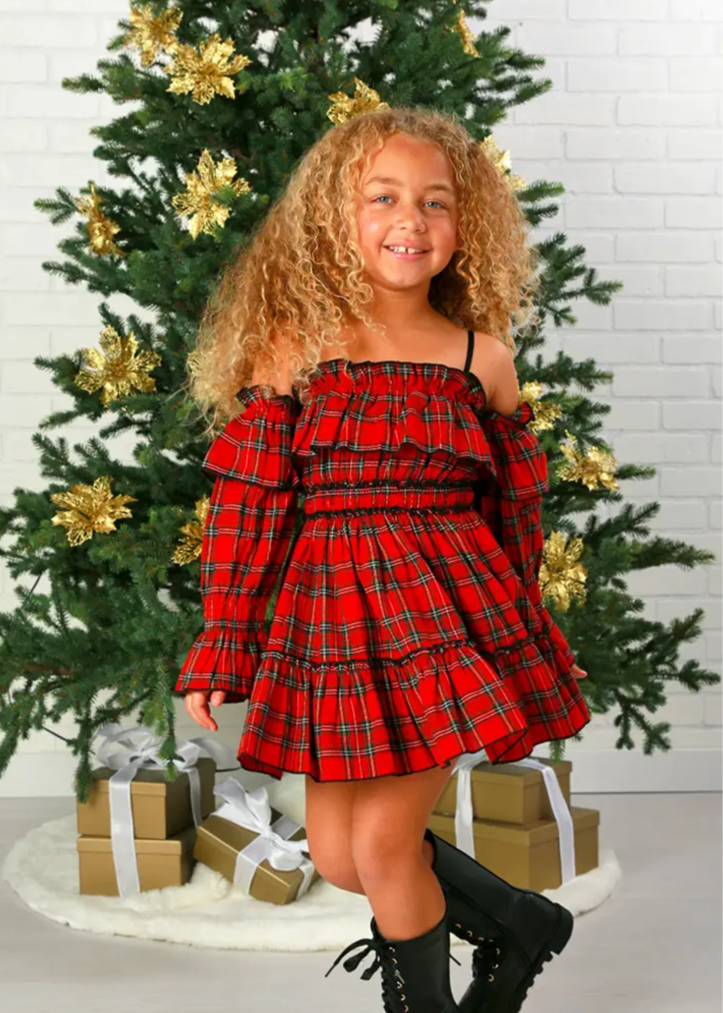 Avery Plaid Dress