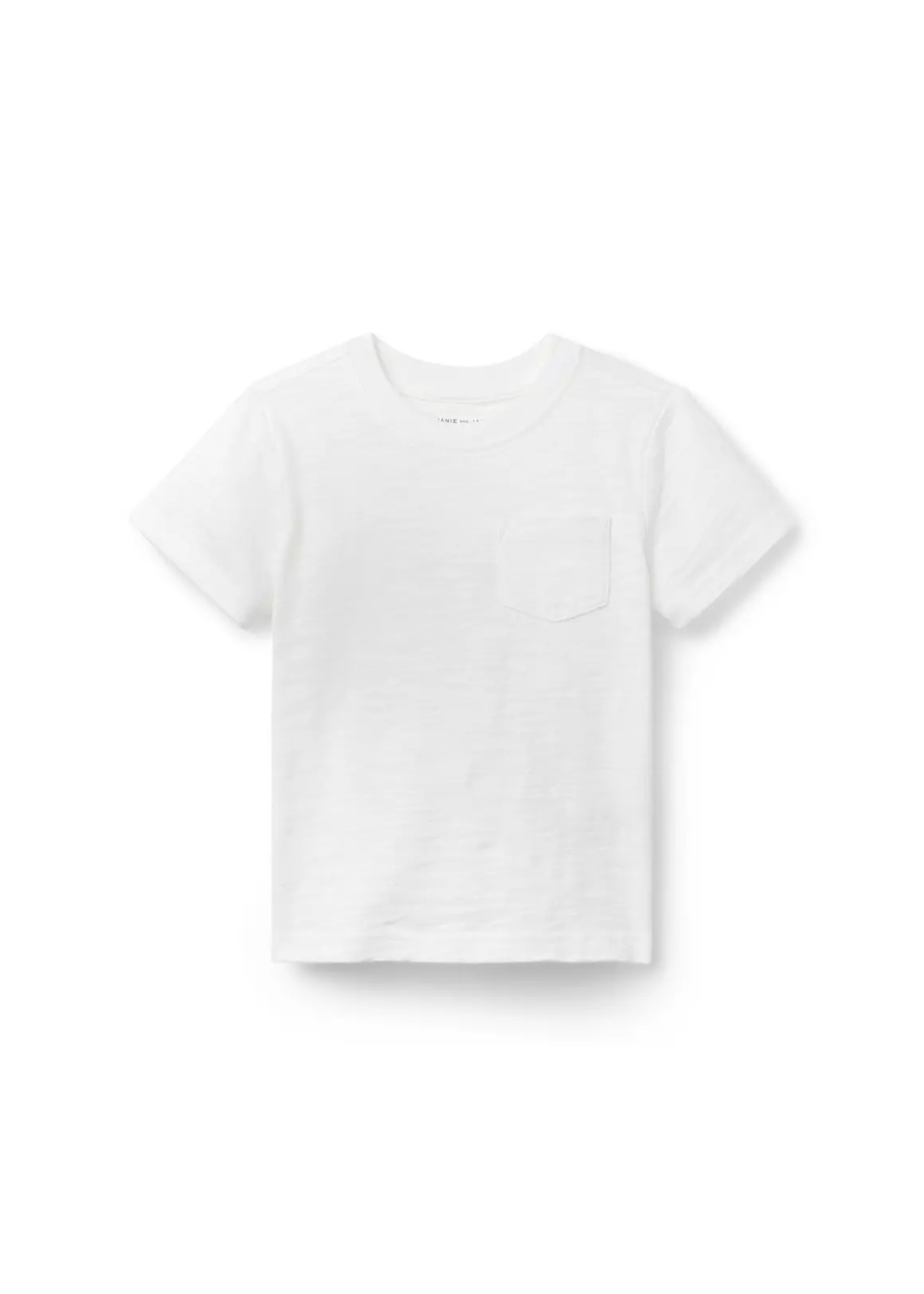 White Short Sleeve Pocket Tee