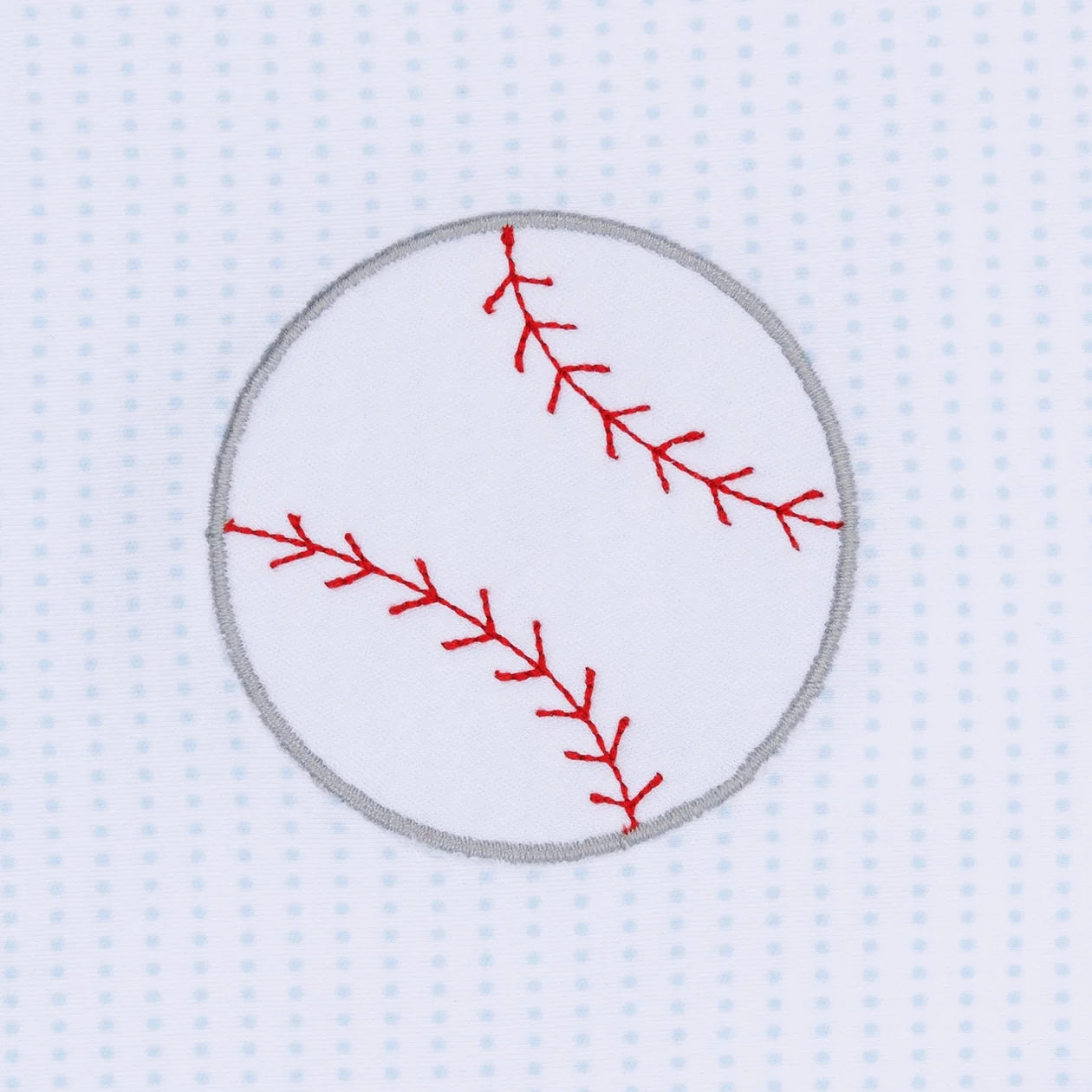 Tiny Slugger Applique Footie