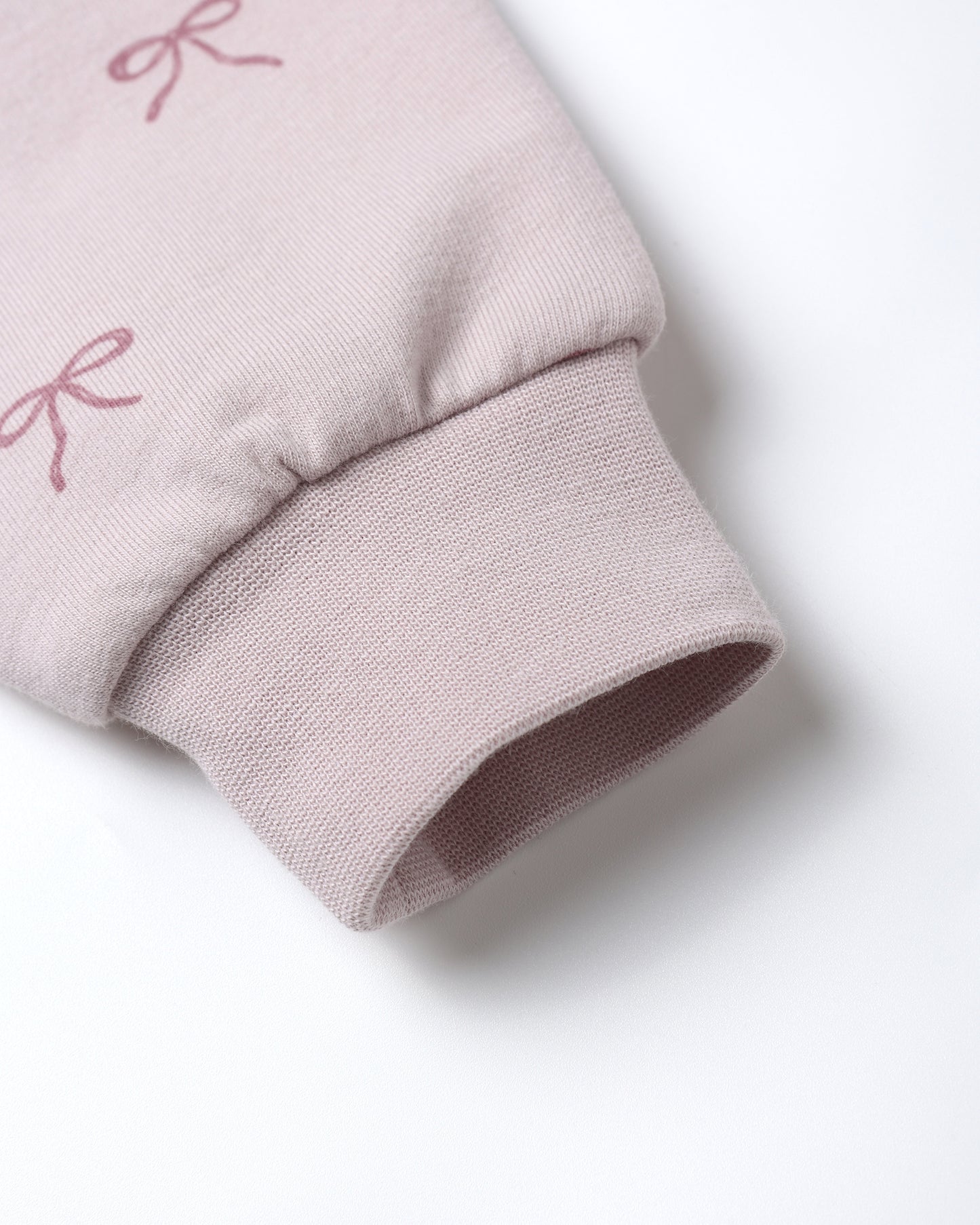 Relaxed Fleece Lilac Bows Sweatpants