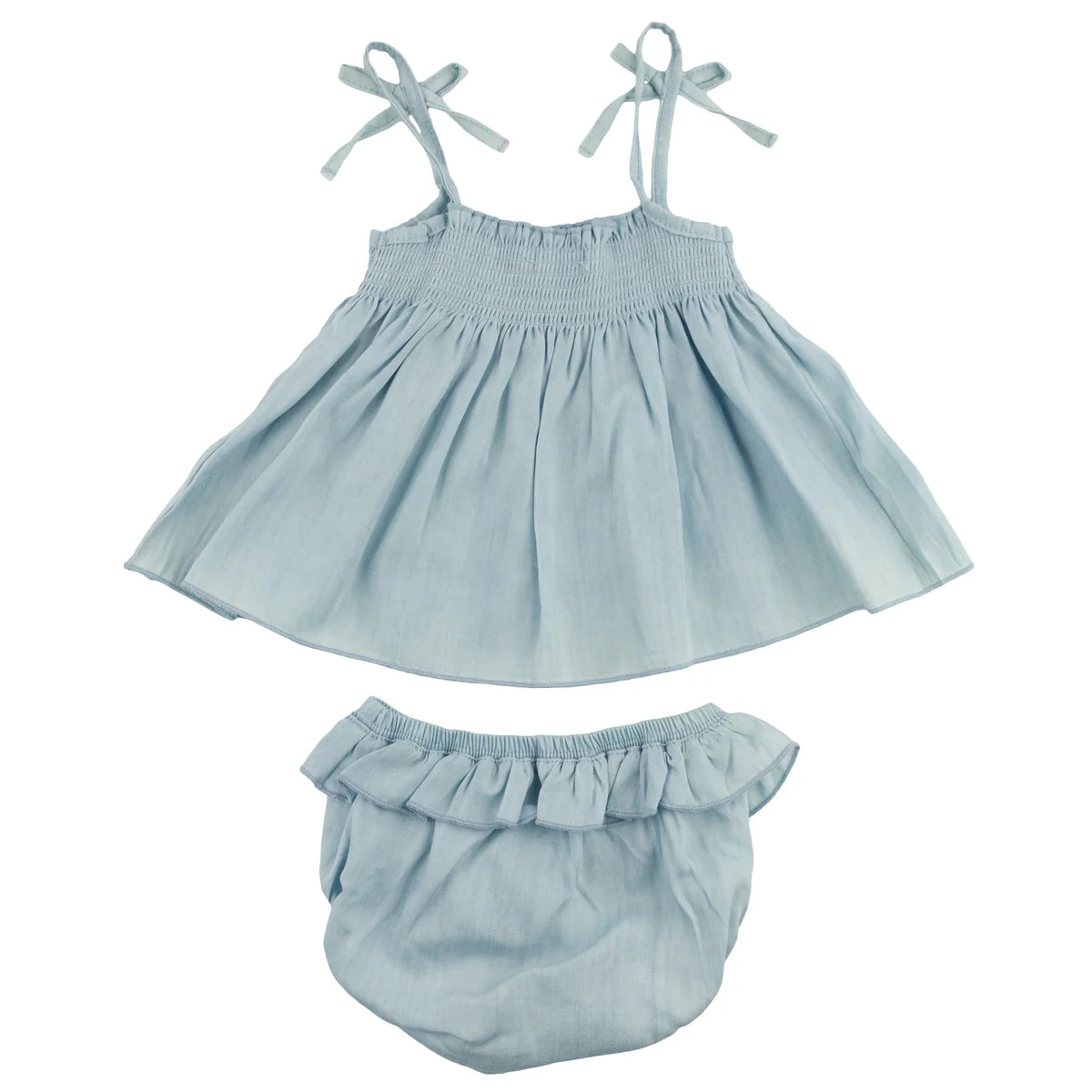 Daisy Denim Lyocell Gidget Sunsuit Set