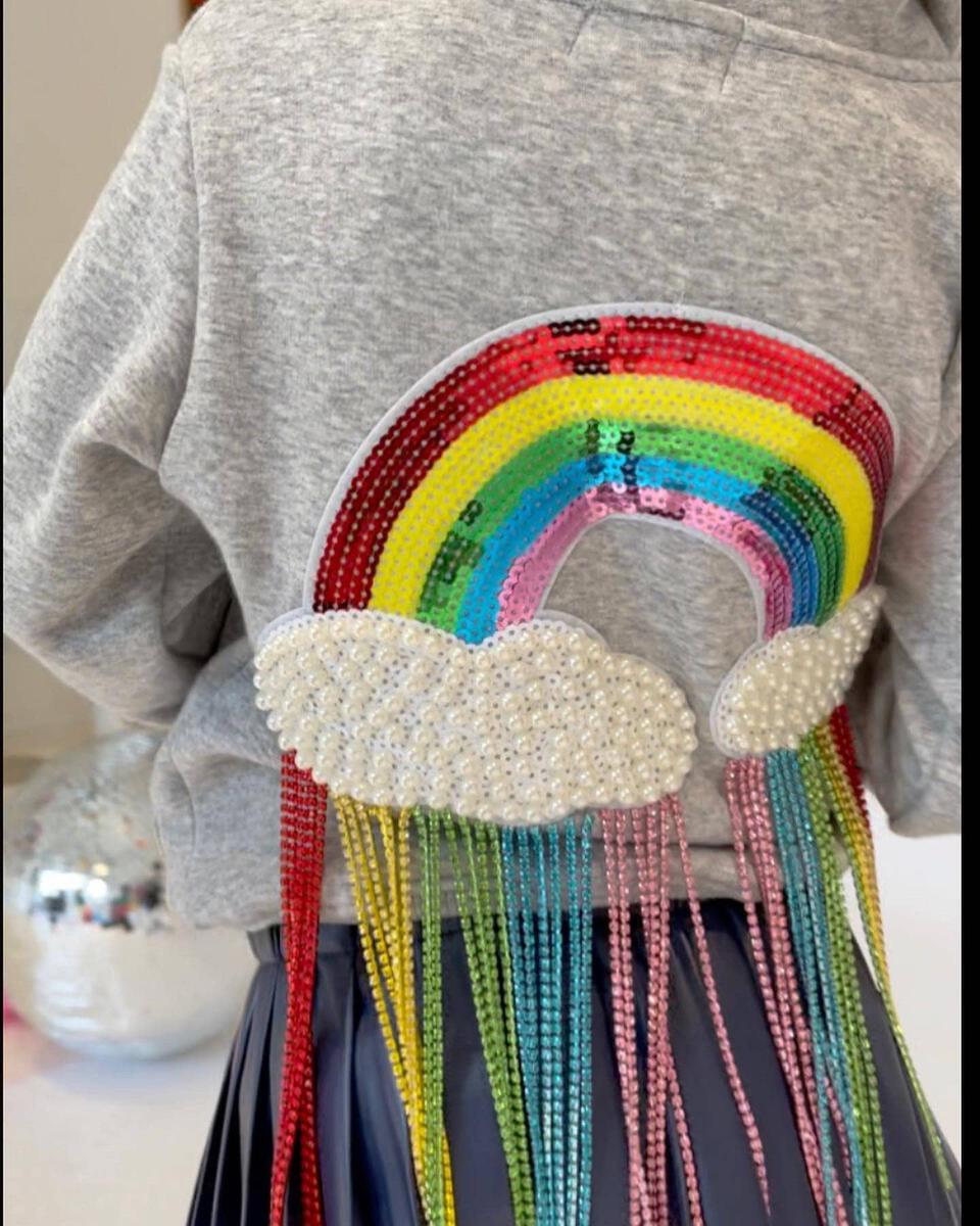 Crystal Rainbow Hoodie