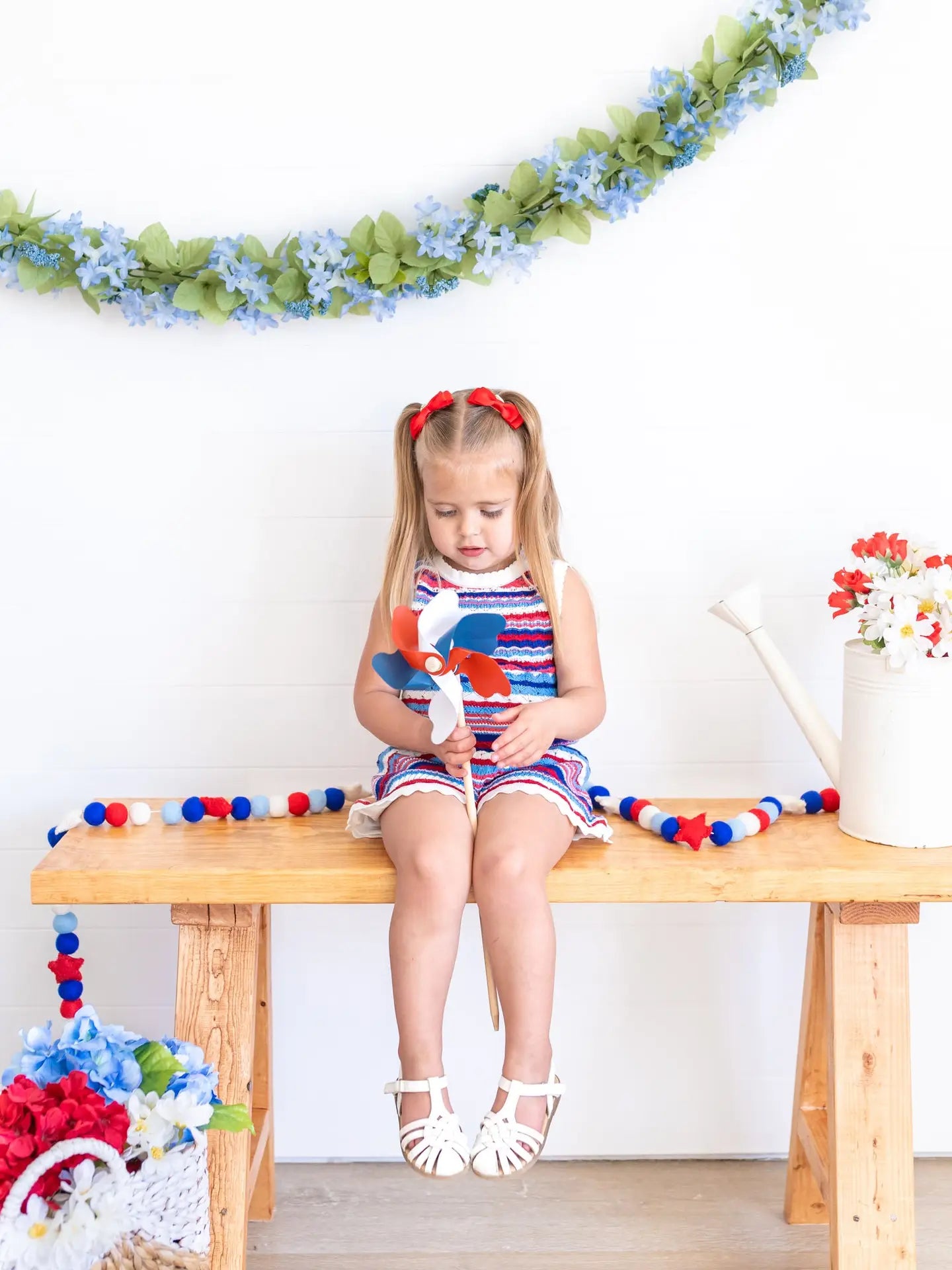 Patriotic Stripe Knit Set