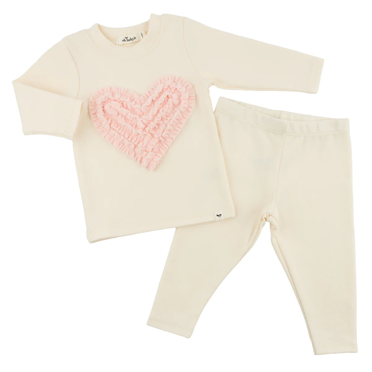 Terry Ruffle Heart Set