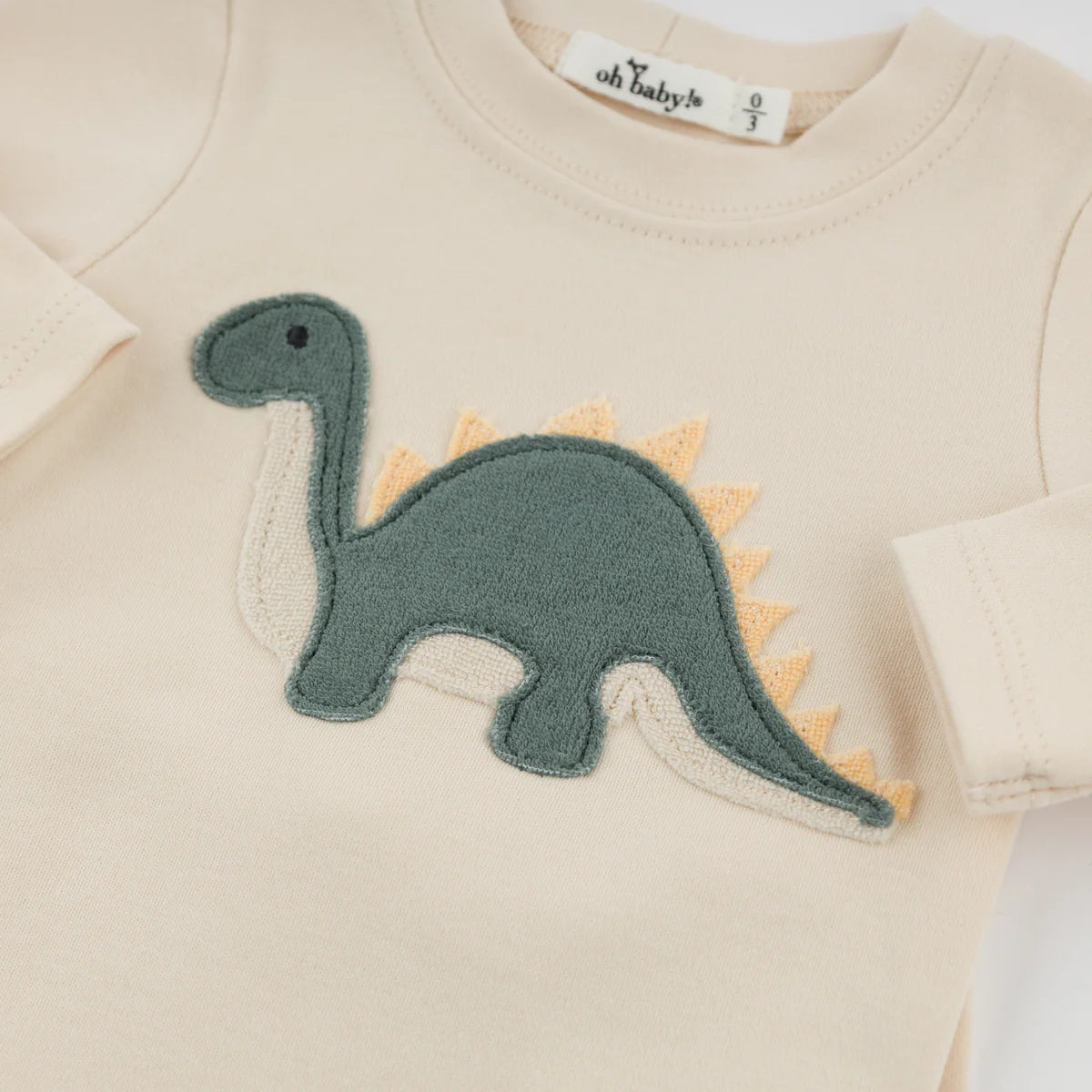 Forest Green Dino Two Piece Set