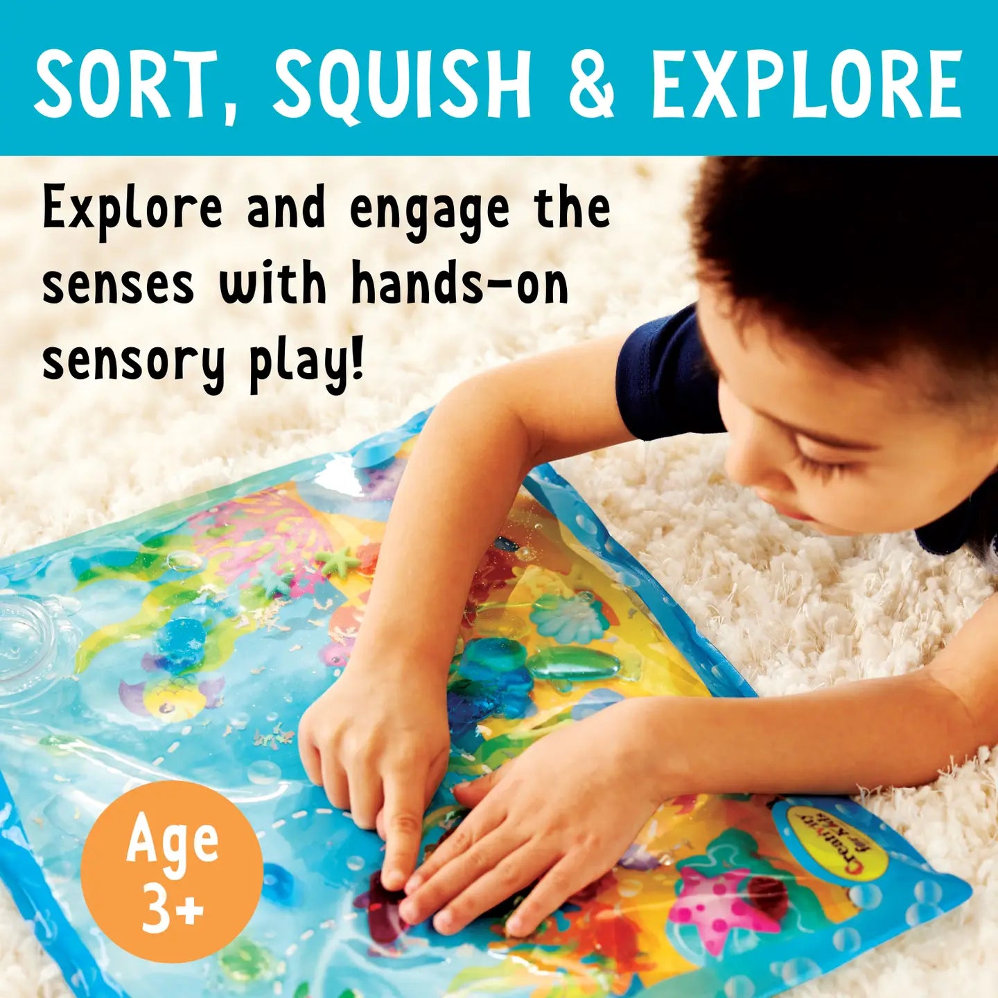 Sensory Squish Bag Ocean Adventure Gel Activity Set