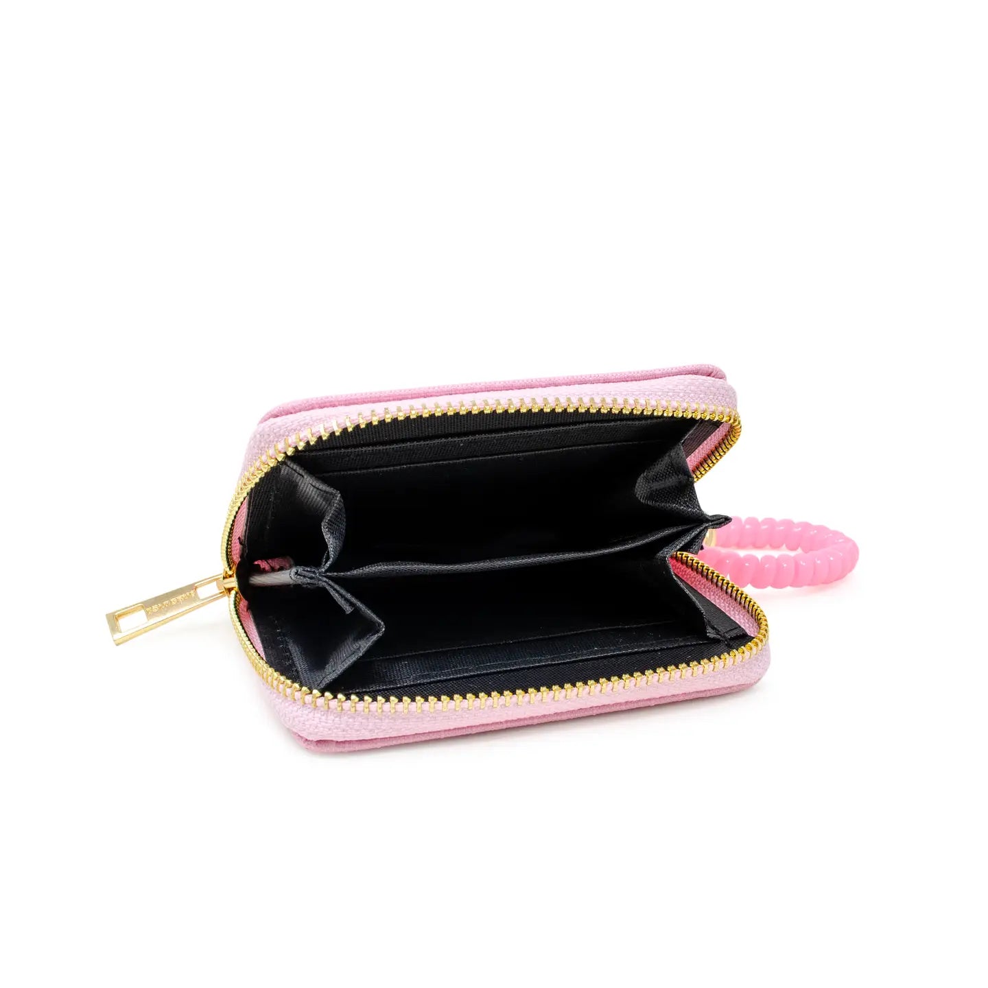 Sequin Heart Spiral Strap Wallet For Kids