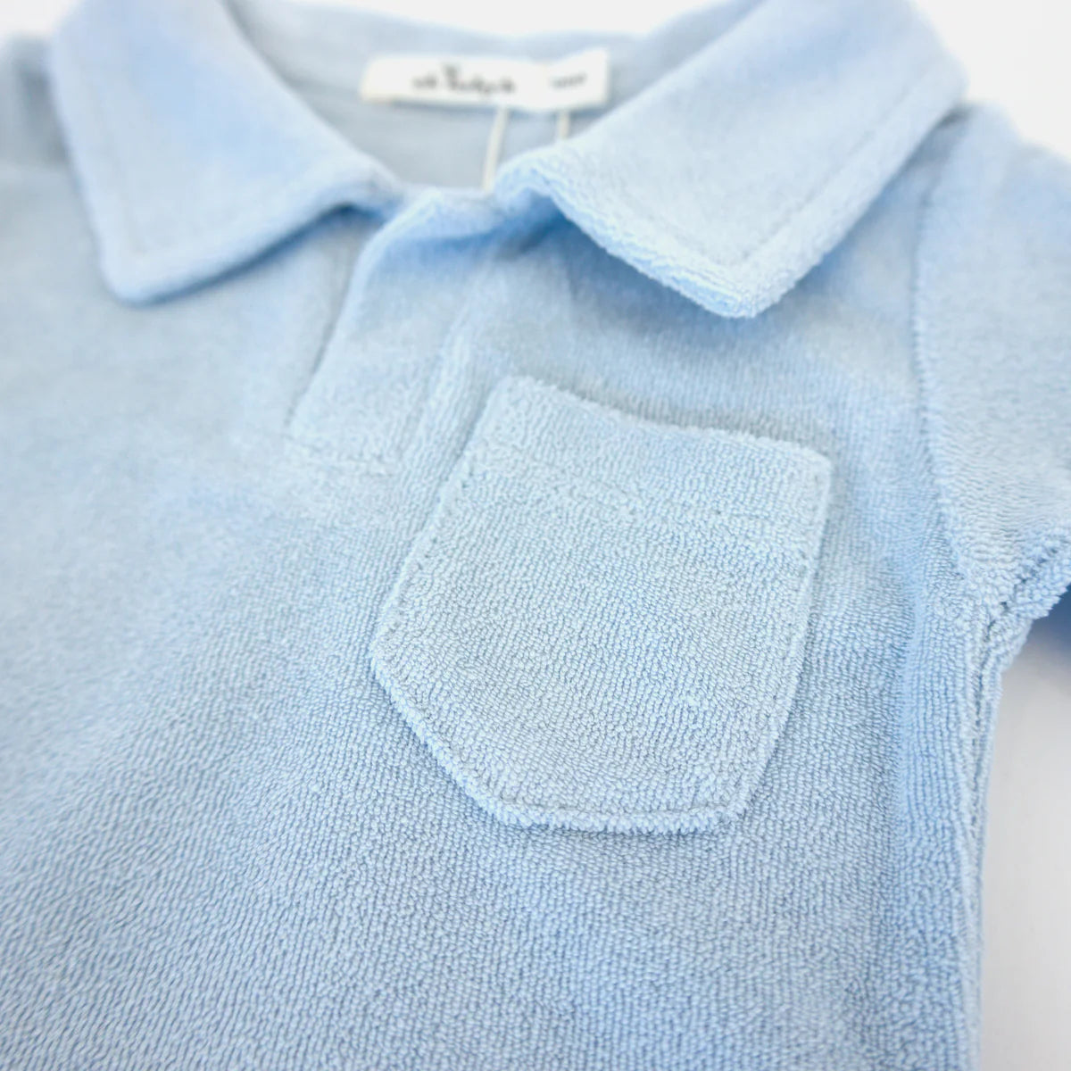 Cotton Terry Baby Polo Shirt