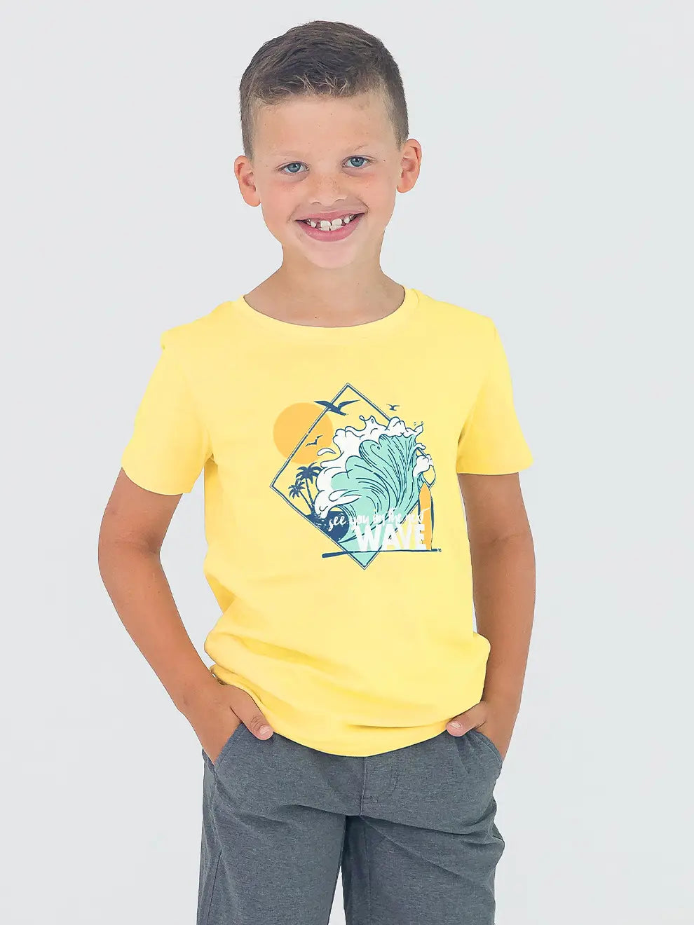 Boys Banana Short Sleeve Graphic Tee