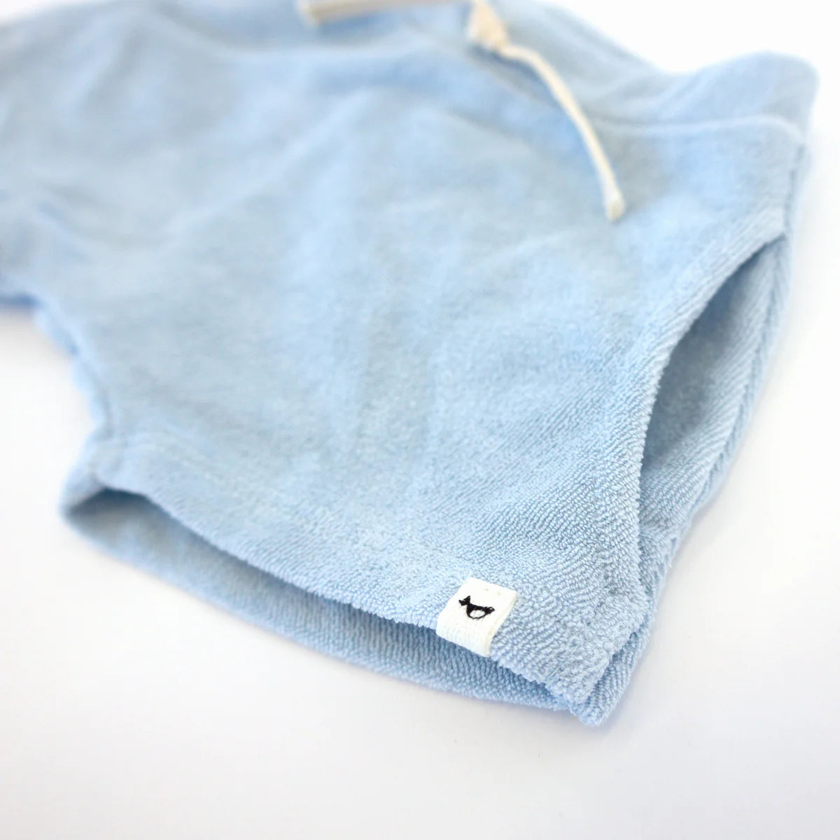 Cotton Terry Pocket Drawstring Baby Short