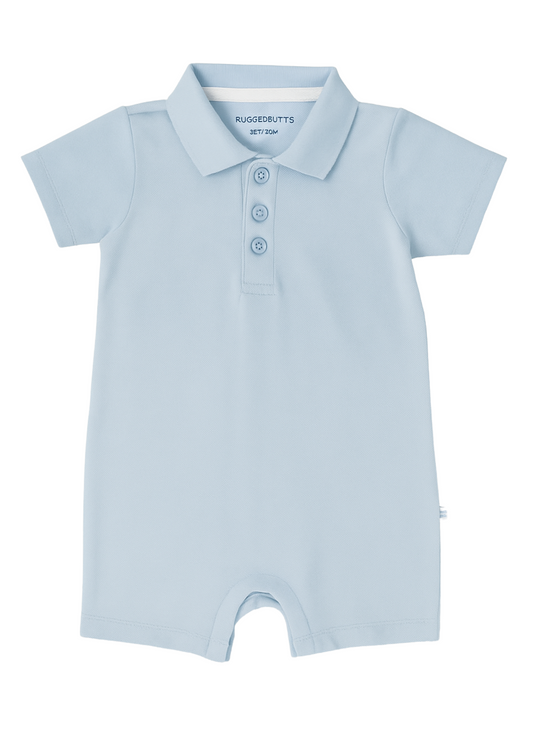 Pique Polo Romper