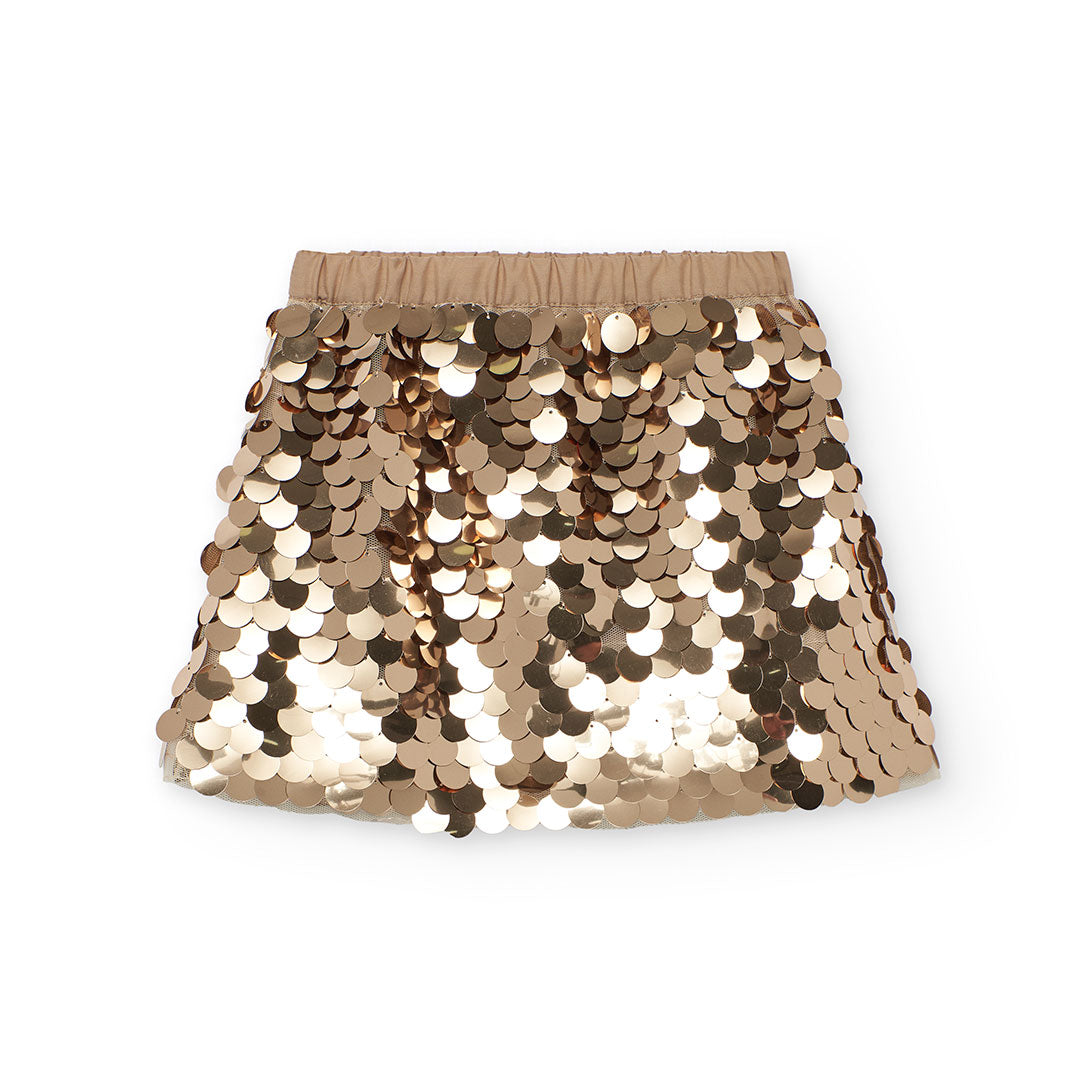 Gold Sequin Skirt