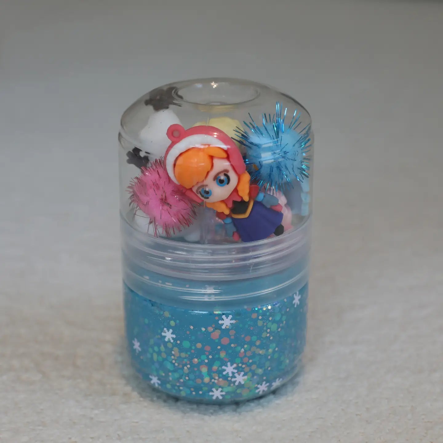 Snow Princess Play Dough Jar