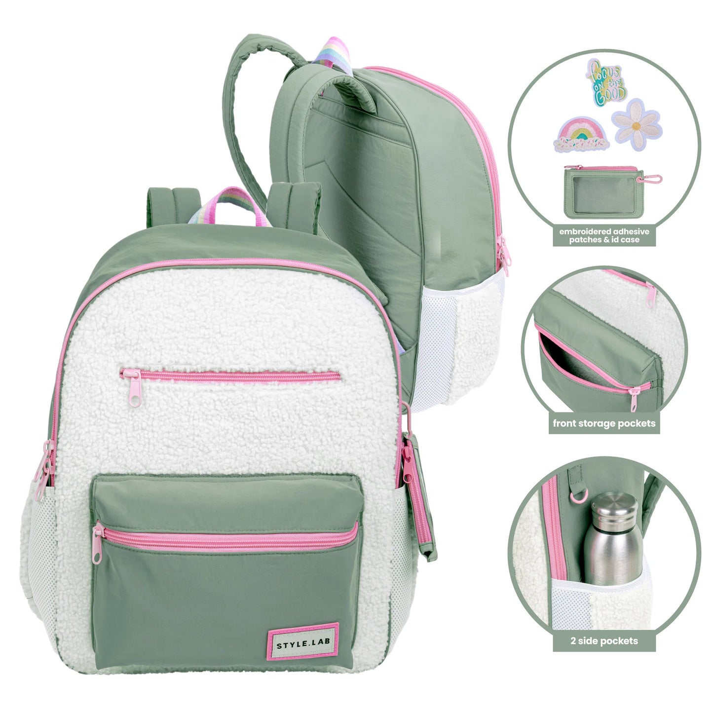 Roro Sherpa Backpack with Patches