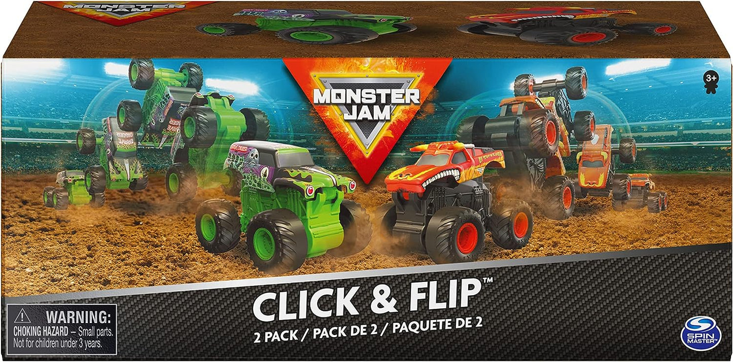 Click & Flip Monster Trucks