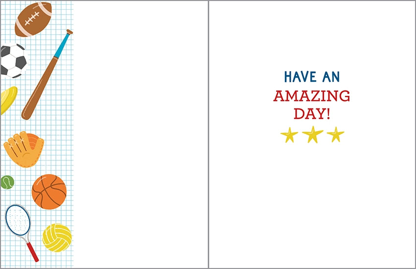 Birthday Card- All Star Sports
