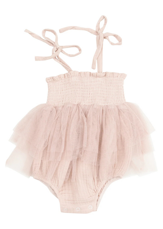 Rose Smoke Solid Muslin Ballerina Tutu