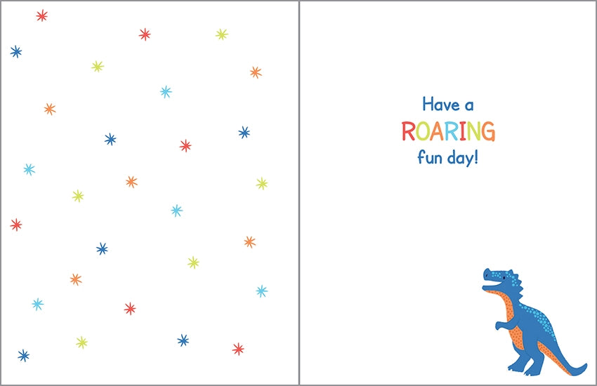 Birthday Card- Dino Kids