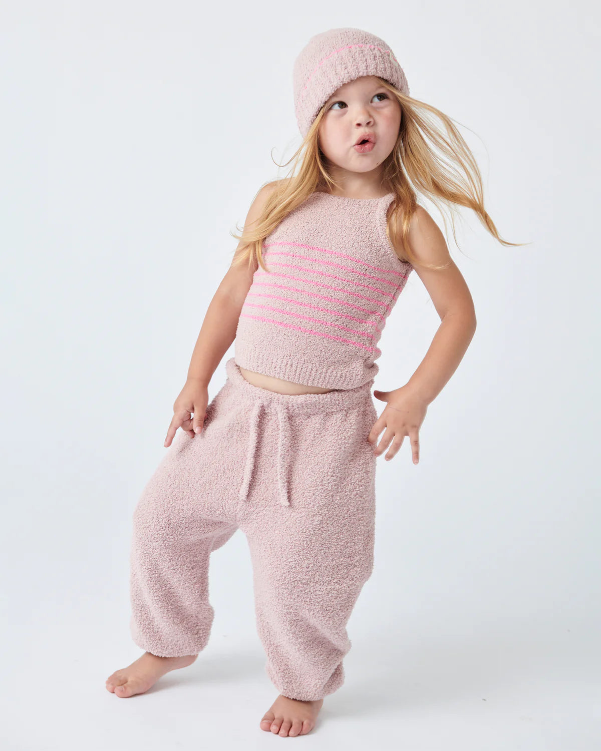 Ash Rose Beanie Fuzzy