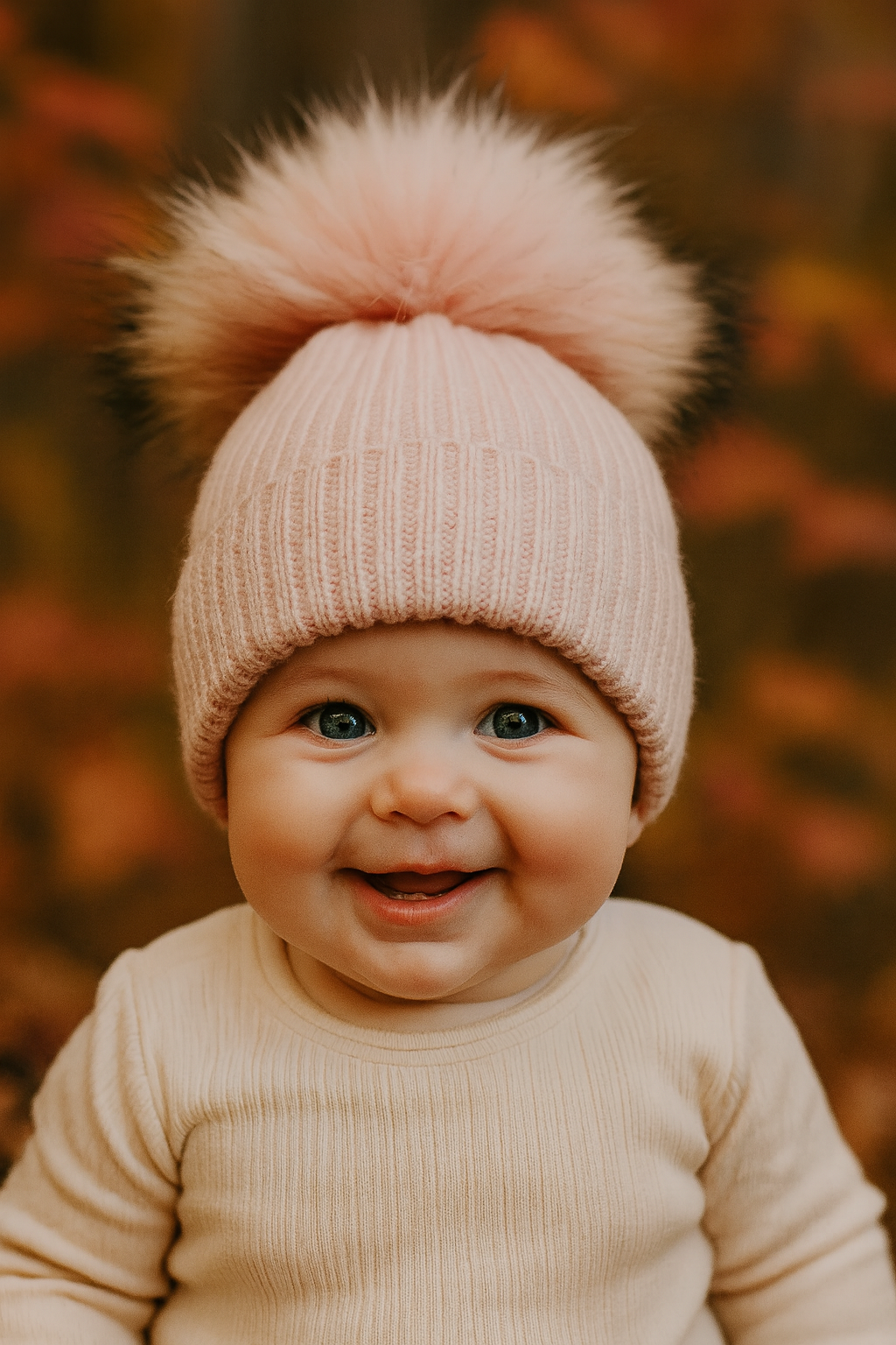 Knitted Wool Baby Hat
