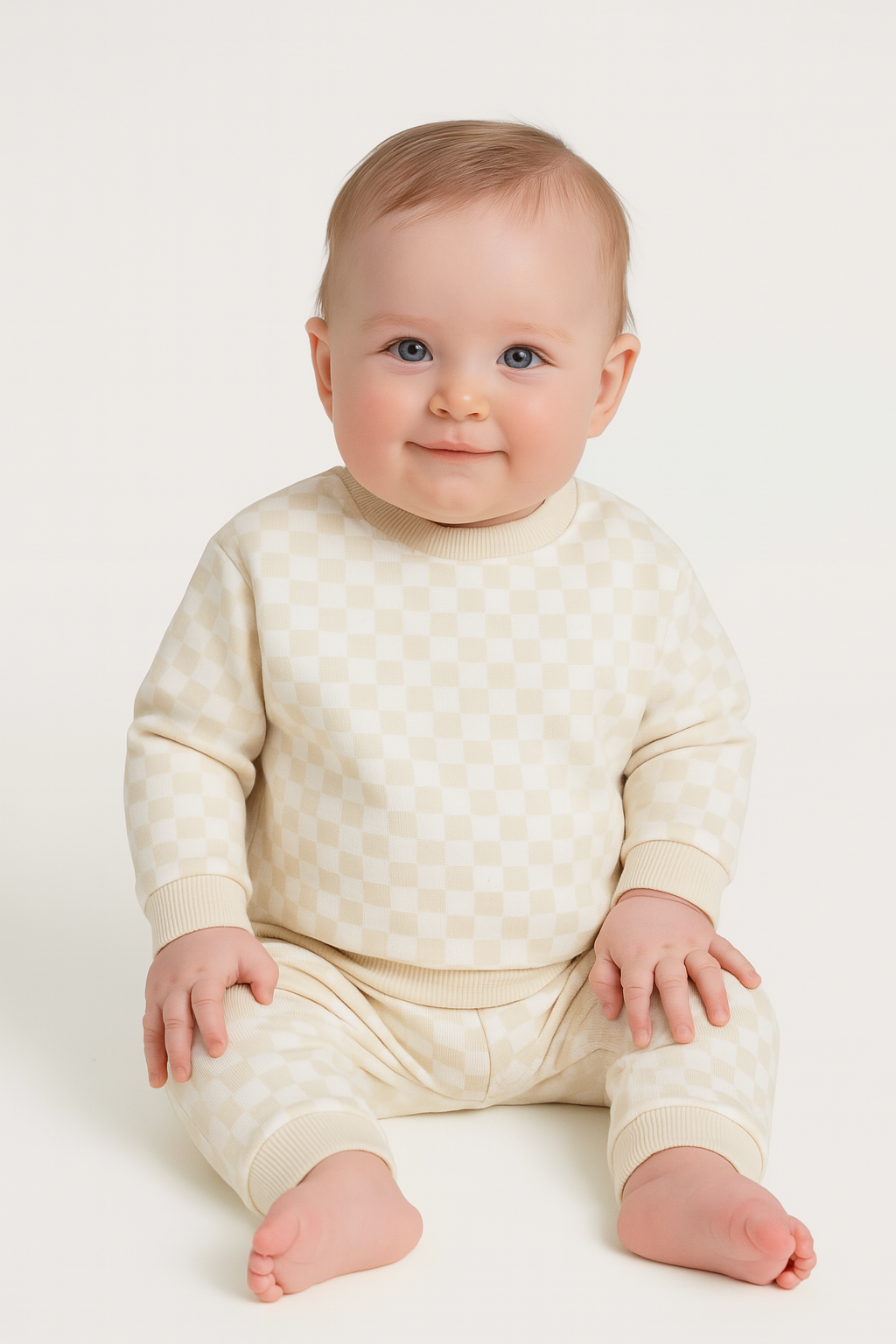 Chamois Checkerboard Sweatsuit
