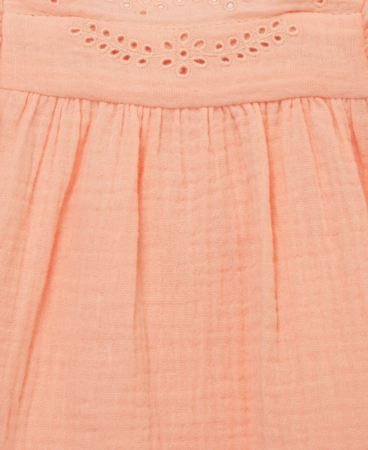 Eyelet Gauze Short Set and Headband