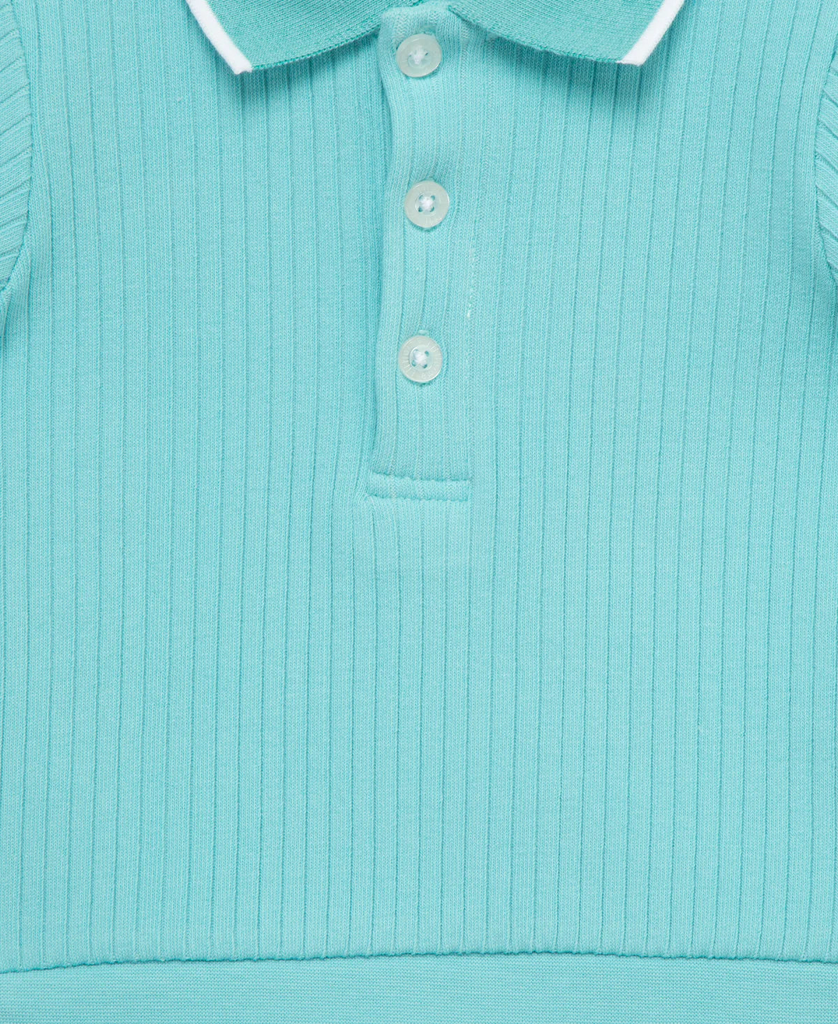 Aqua Polo 2-Piece Short Set