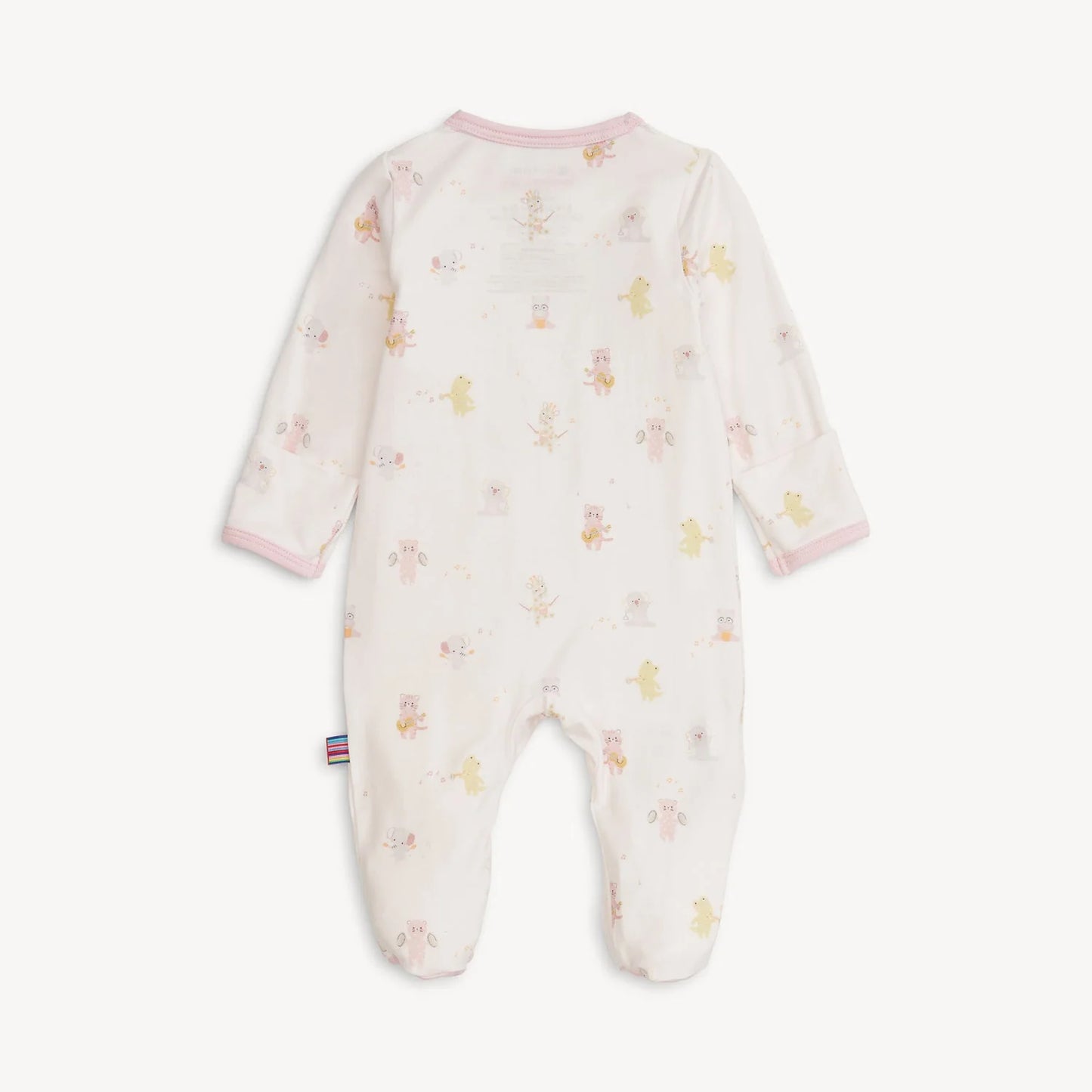 Pink Baby Beats Footie