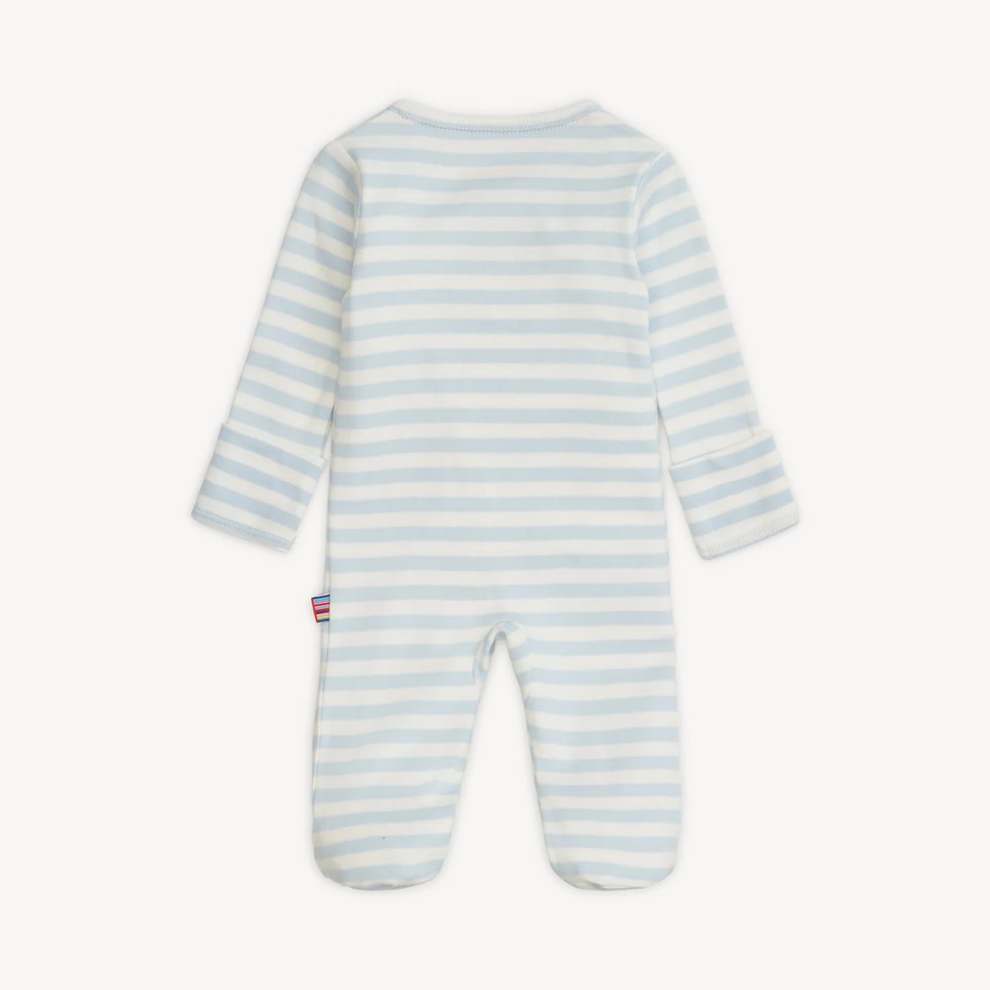 Blue Stripe Organic Footie