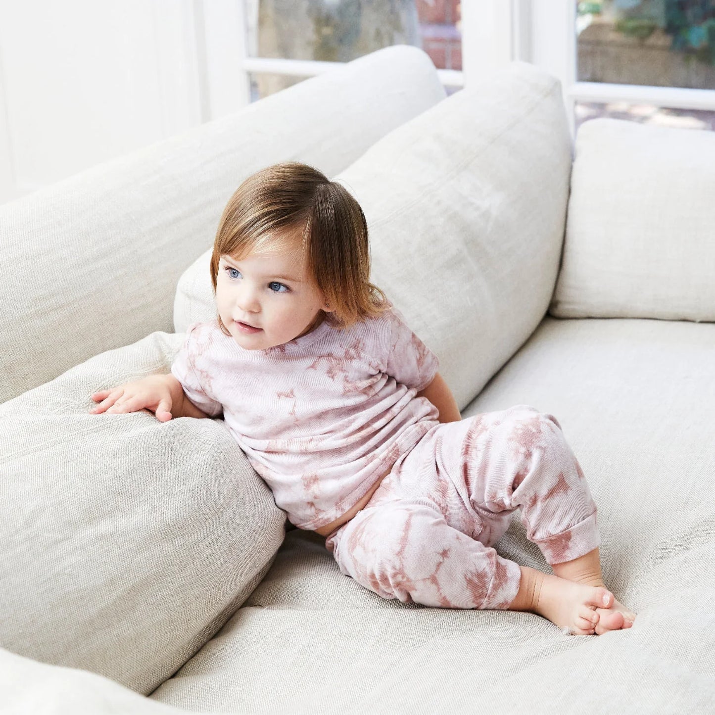 Eco Crystal Ribbed Tee and Legging Set