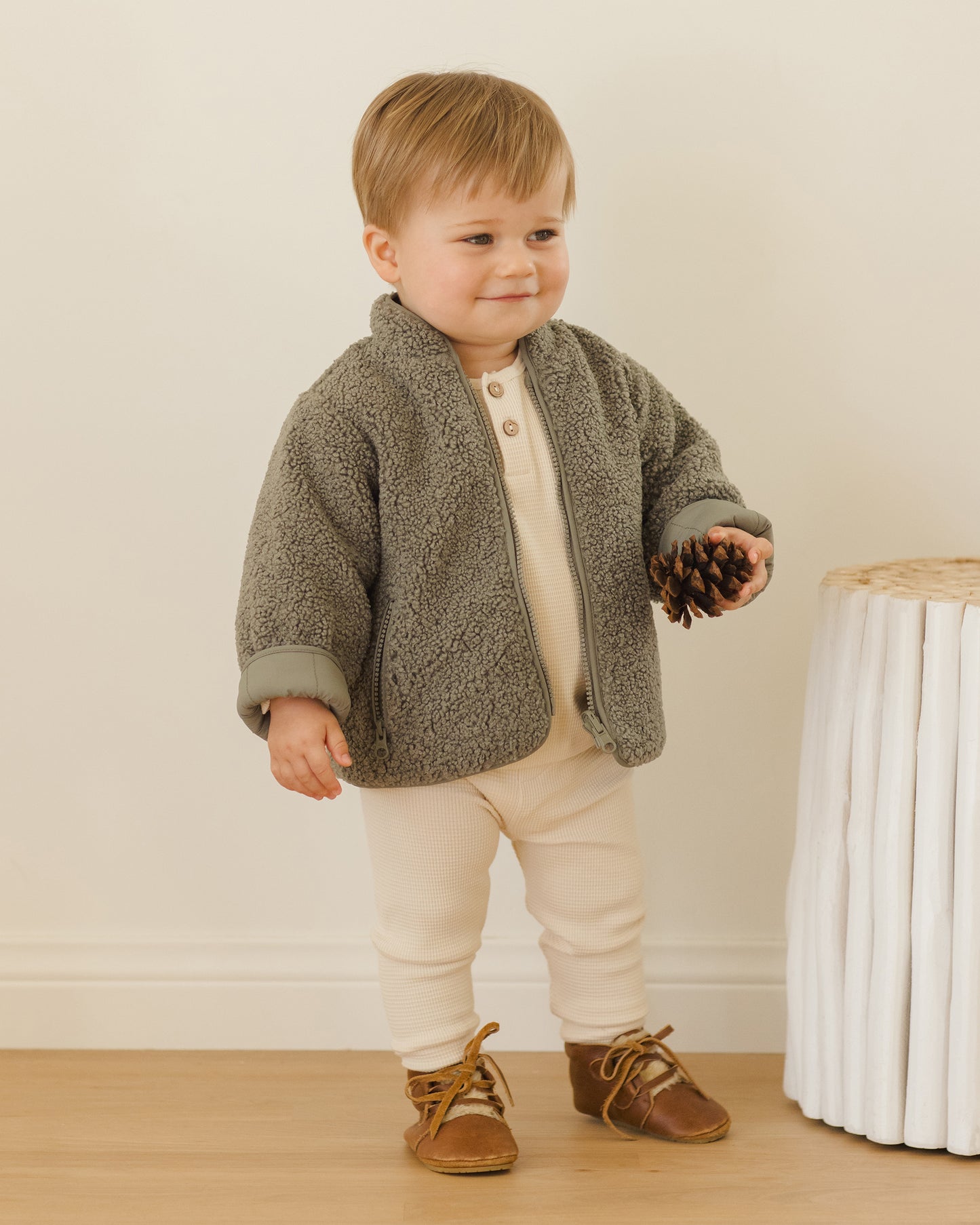 Shearling Reversible Zip Jacket