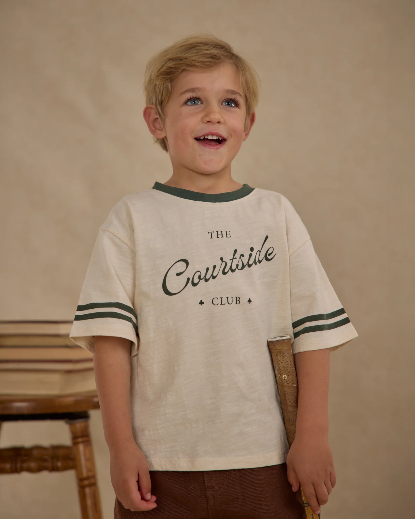 Courtside Club Varsity Tee