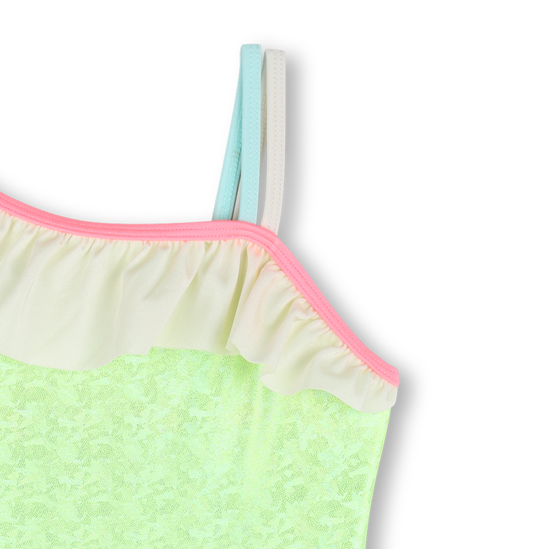 Lime Pop Ruffle One-Piece
