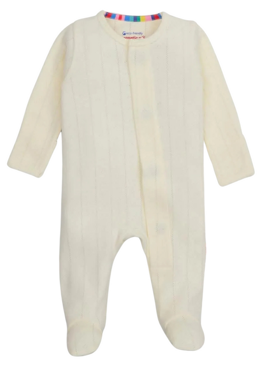Love Lines Tofu Pointelle Footie