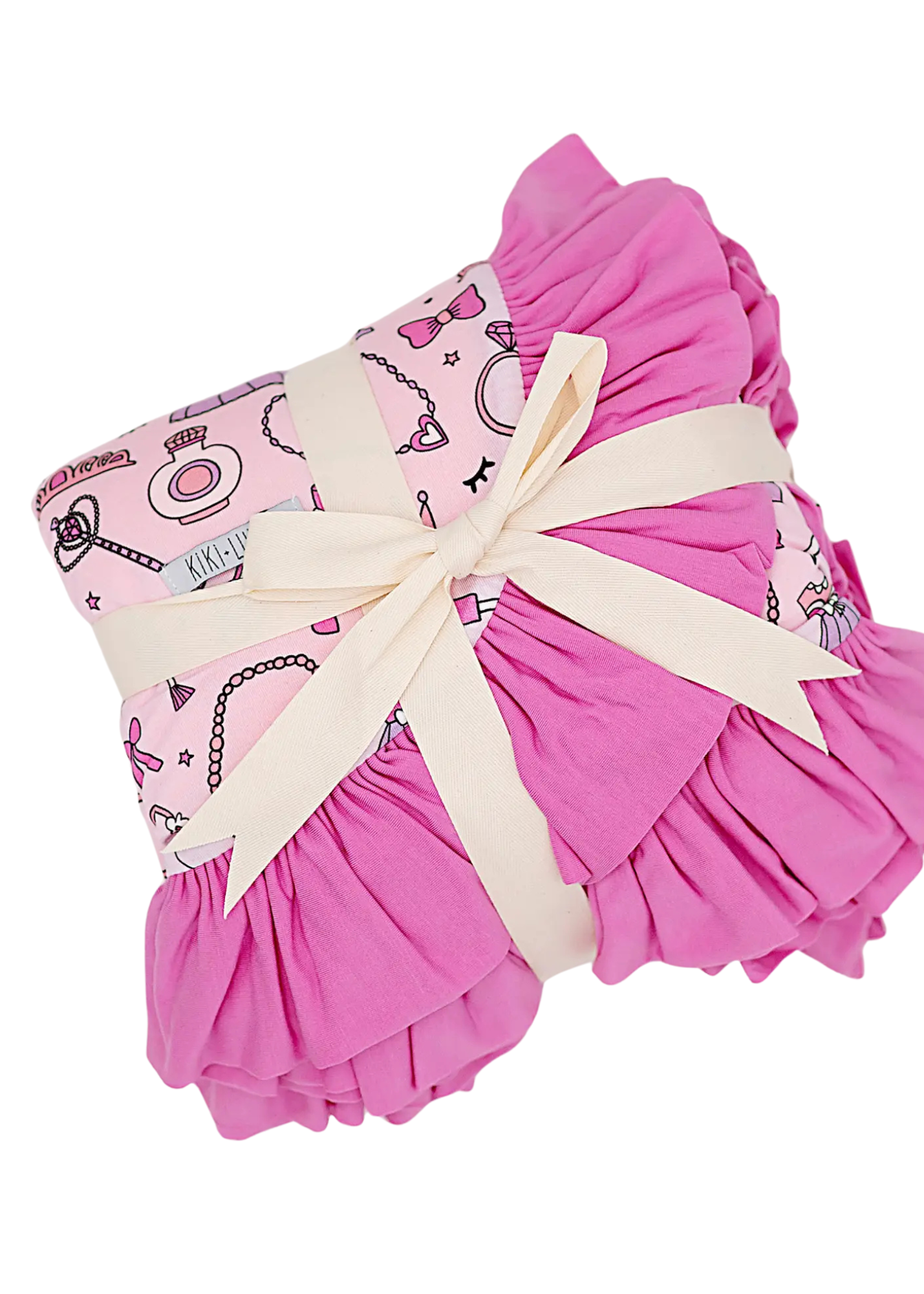 Sleeping Cutie Ruffle Blanket