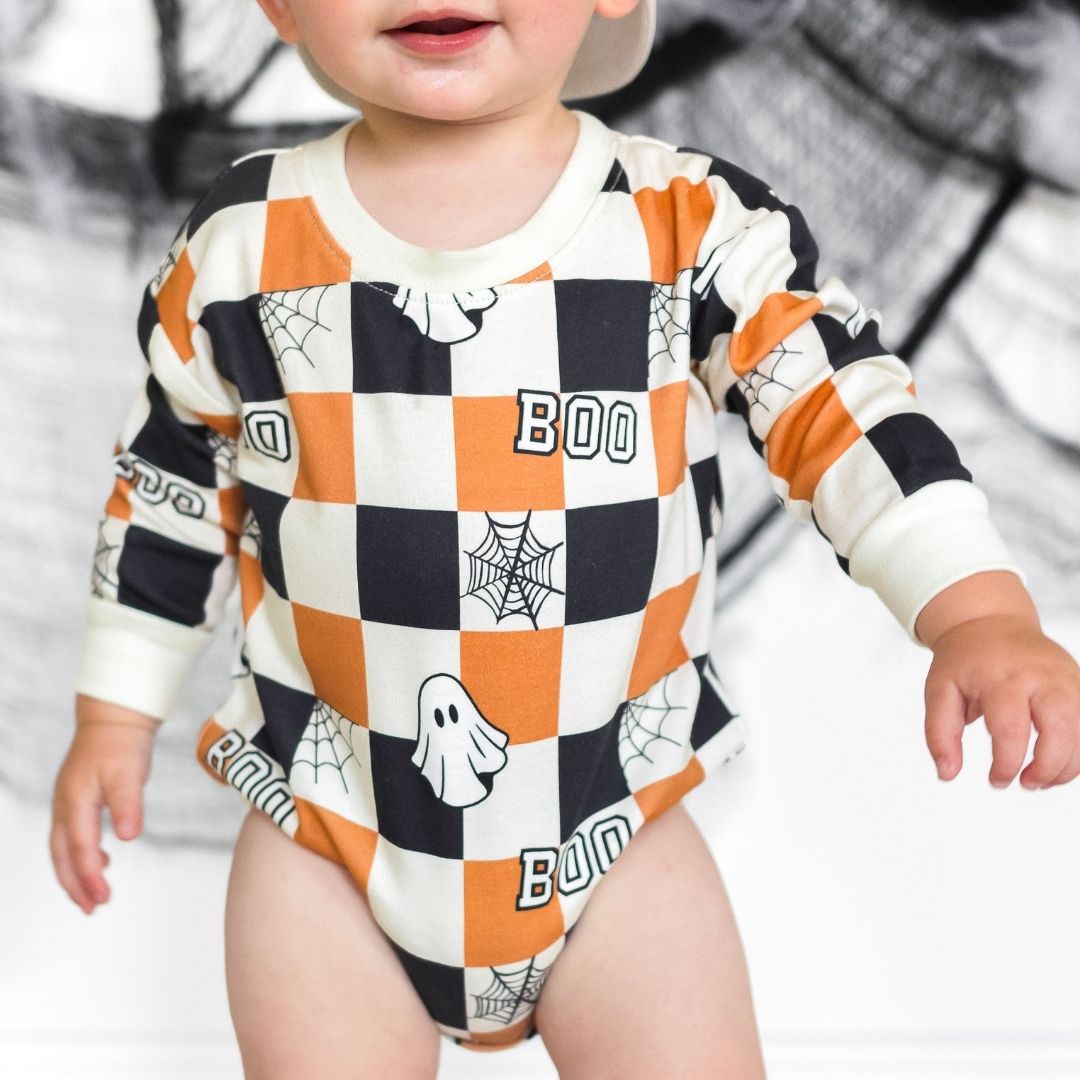 Boo Halloween Romper